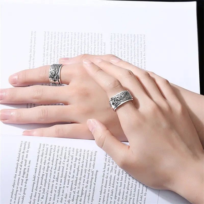 Jewelry × Vintage Lucky Dragon Clouds Ring Size ONE SIZE - 4 Thumbnail