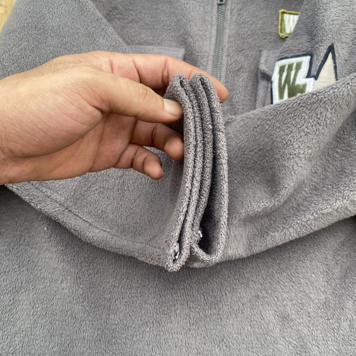 Vintage × Wrangler Vintage Wrangler Patch work Fleece Half Zipper Size US M / EU 48-50 / 2 - 8 Thumbnail