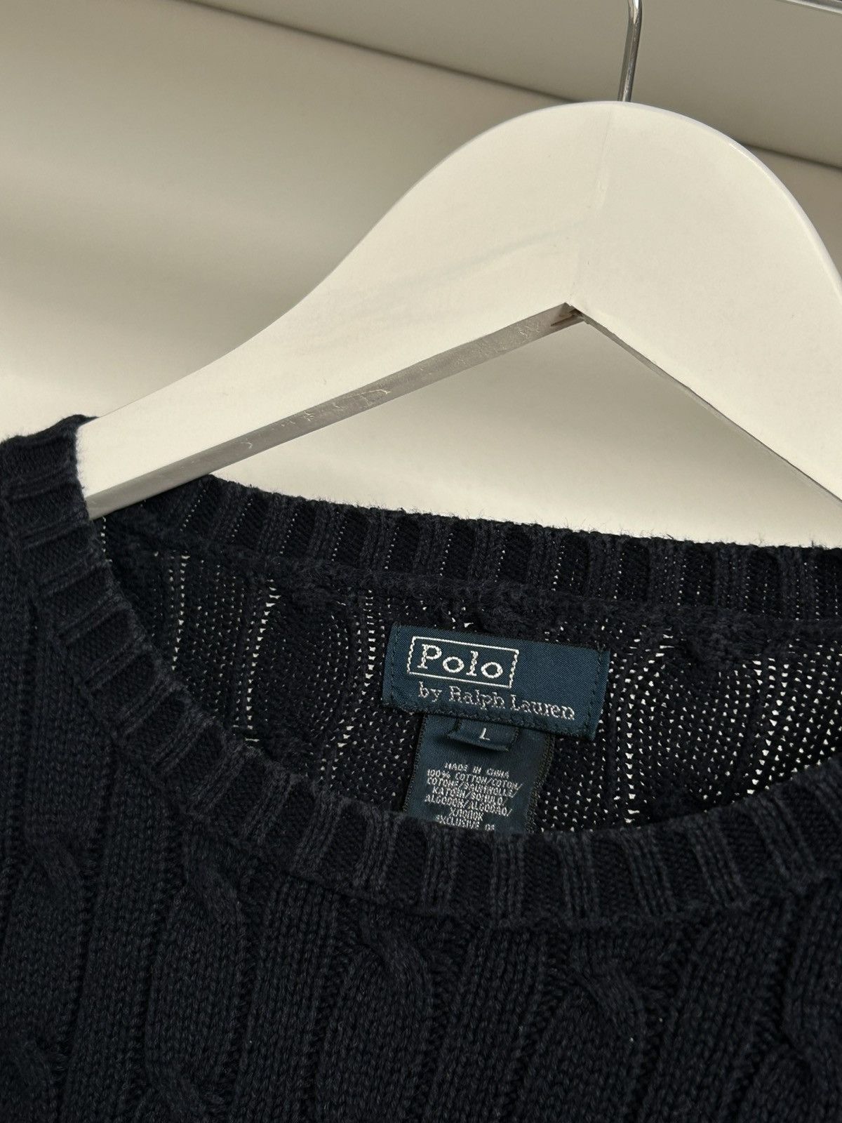 Polo Ralph Lauren Vintage Polo Ralph Lauren Knitted Sweater Size L / US 10 / IT 46 - 3 Thumbnail