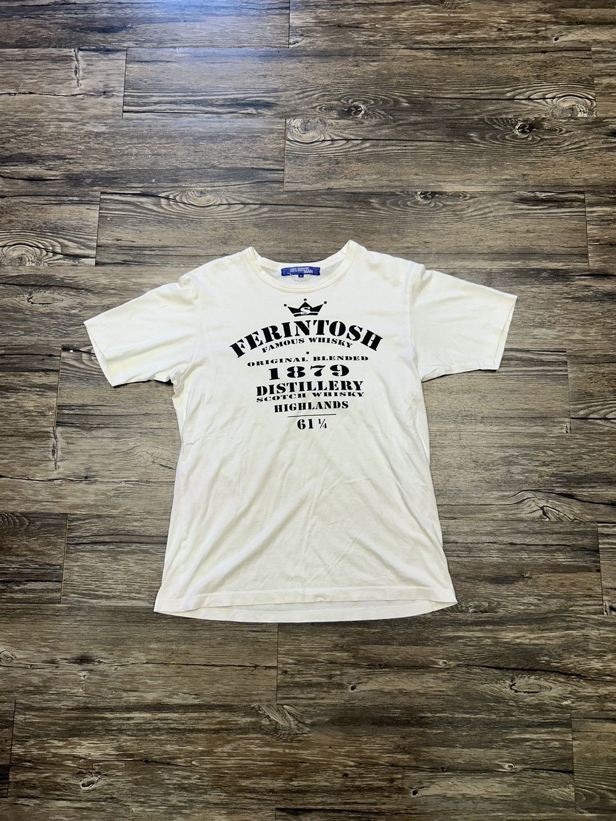 Junya Watanabe Junya Watanabe CDG archive anarchy tee in white