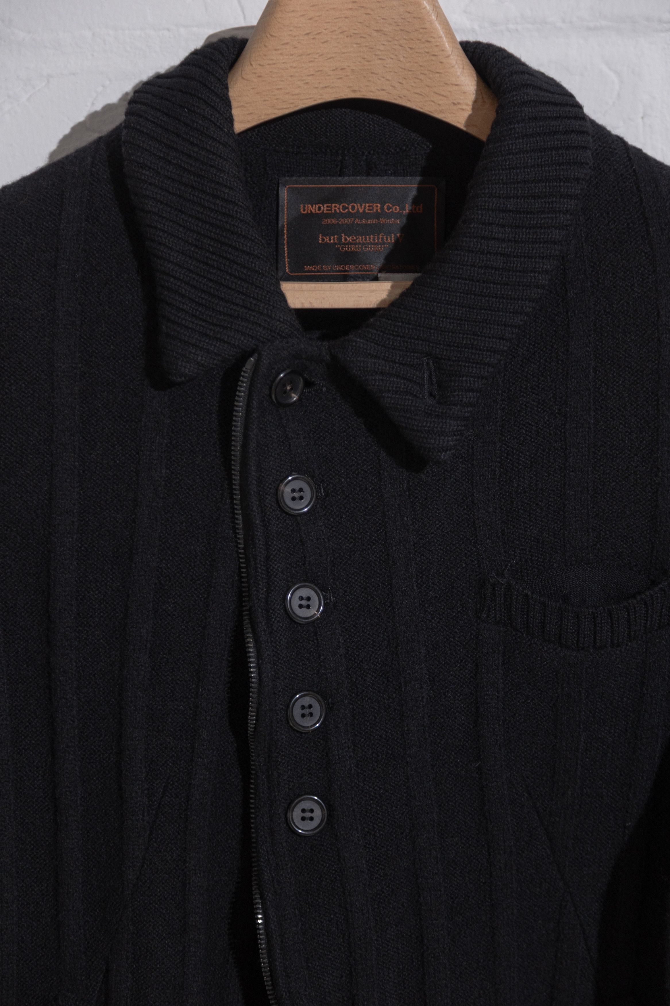 Undercover AW06/07 'But Beautiful V Guru Guru' Knit Wool Jacket, Size 3 Size US L / EU 52-54 / 3 - 7 Thumbnail