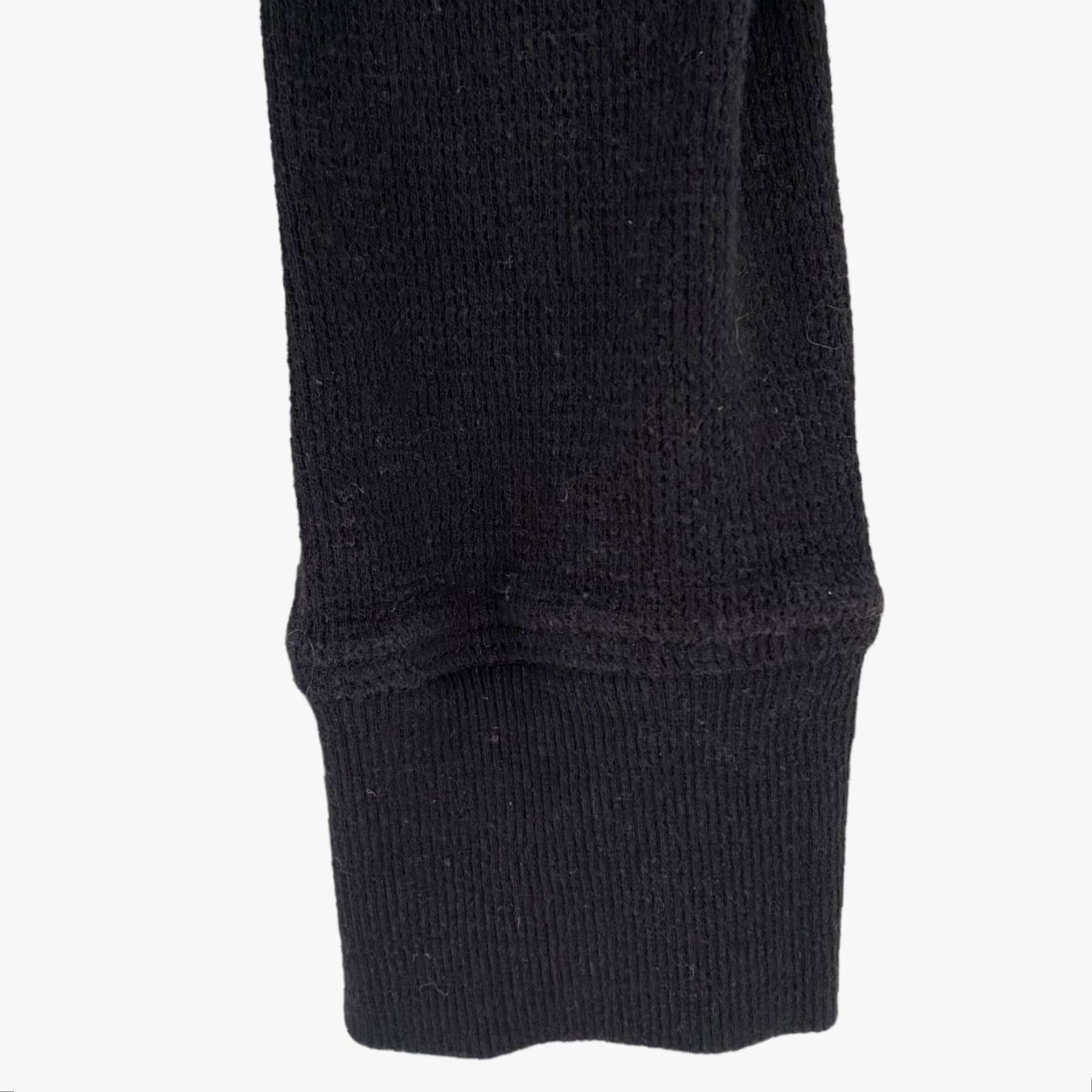 Phat Farm VINTAGE Phat Farm Men's Long-Sleeve Henley Shirt XL Black Waffle Knit Thermal Cotton-Polyester Embroidered Logo Button Modern? Size US XL / EU 56 / 4 - 7 Thumbnail