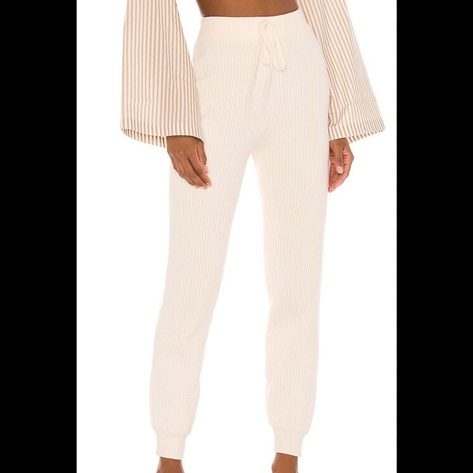 REVOLVE NWT LPA Wide Rib Jogger – Neutral – Size XS Size 26" / US 2 / IT 38 - 1 Thumbnail