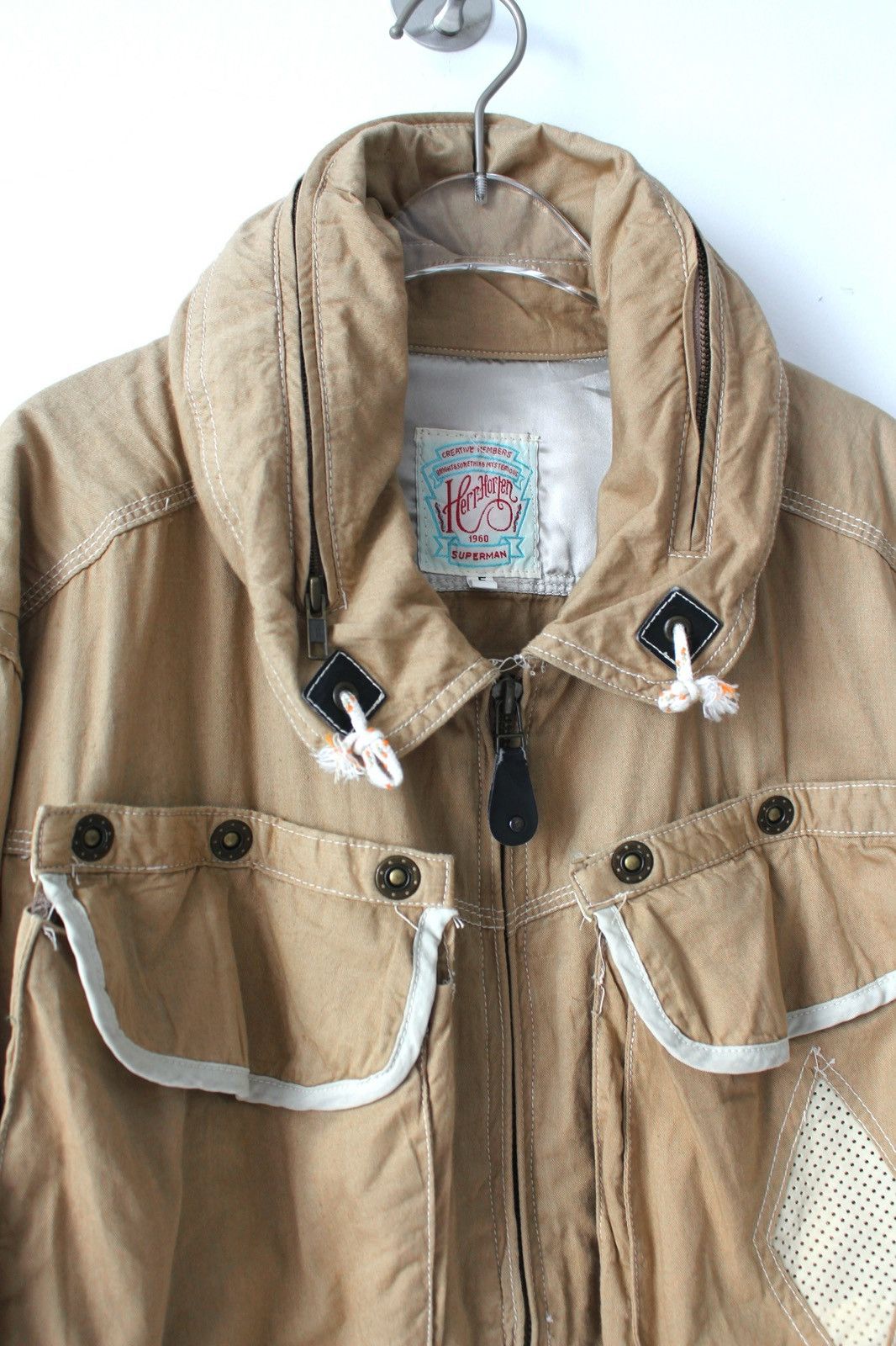 Vintage HERRHORTEN MULTI-FUNCTION OUTDOOR JACKET “SUPERMAN 1960” Size US XL / EU 56 / 4 - 4 Thumbnail