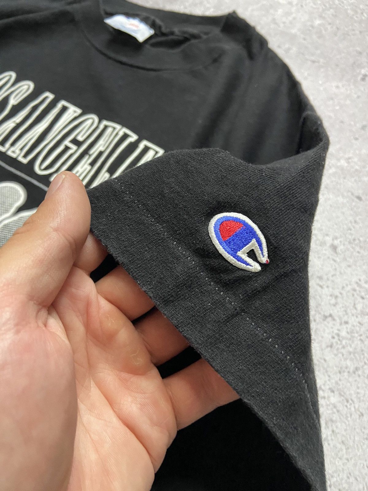 NHL Vintage Champion 1992 Los Angeles Kings NHL Hockey Black Tee Size US L / EU 52-54 / 3 - 3 Thumbnail