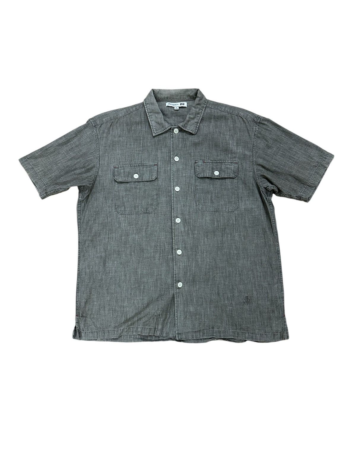 Beauty Beast × JW Anderson × Uniqlo Rare J.W. Anderson Uniqlo Chambray Double Pocket Work Shirt Size US M / EU 48-50 / 2 - 1 Thumbnail