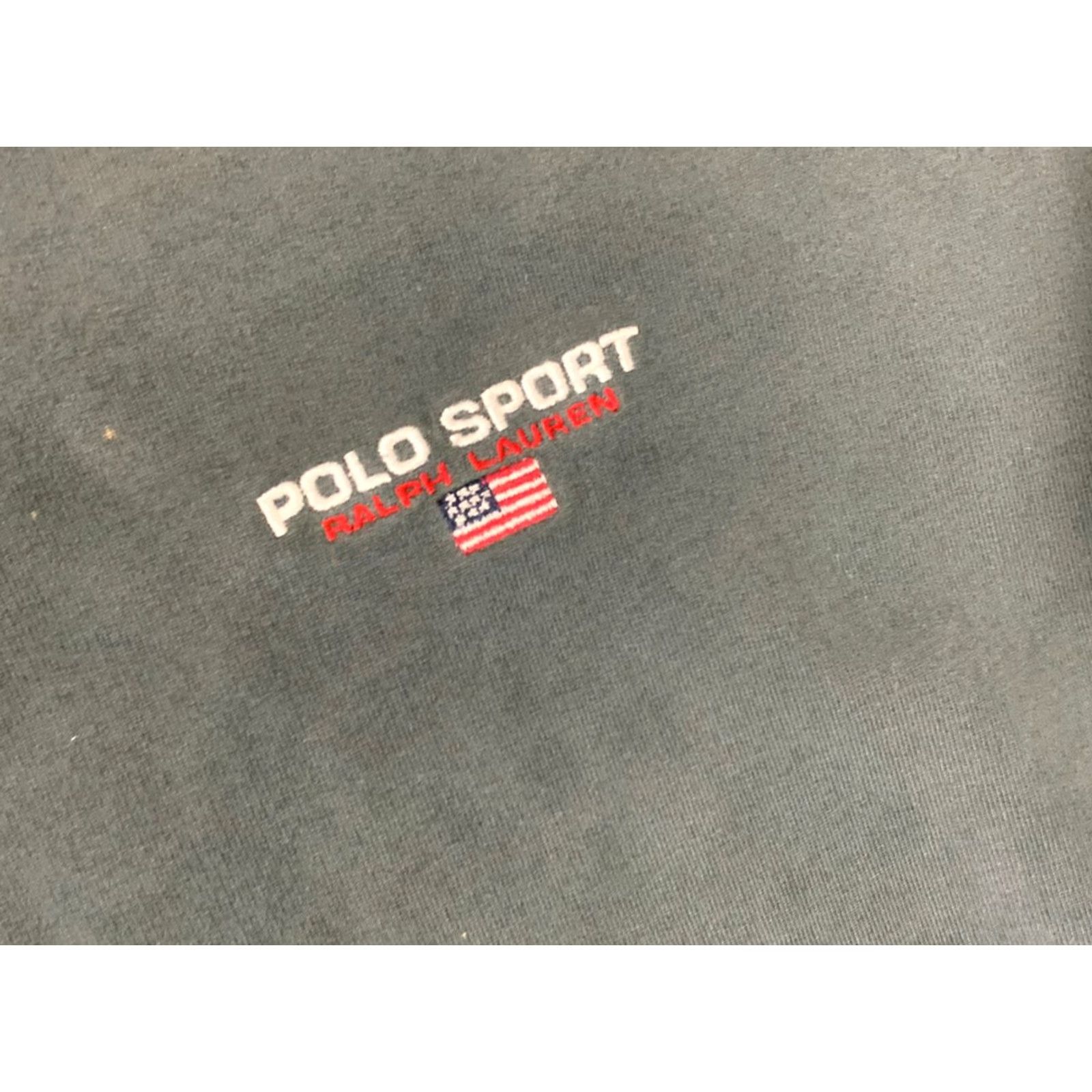 Vintage VINTAGE Polo Sport Ralph Lauren Men's 1/4 Zip Up Sweater 2XL Black Sports Pullover Mens Size US XXL / EU 58 / 5 - 2 Thumbnail