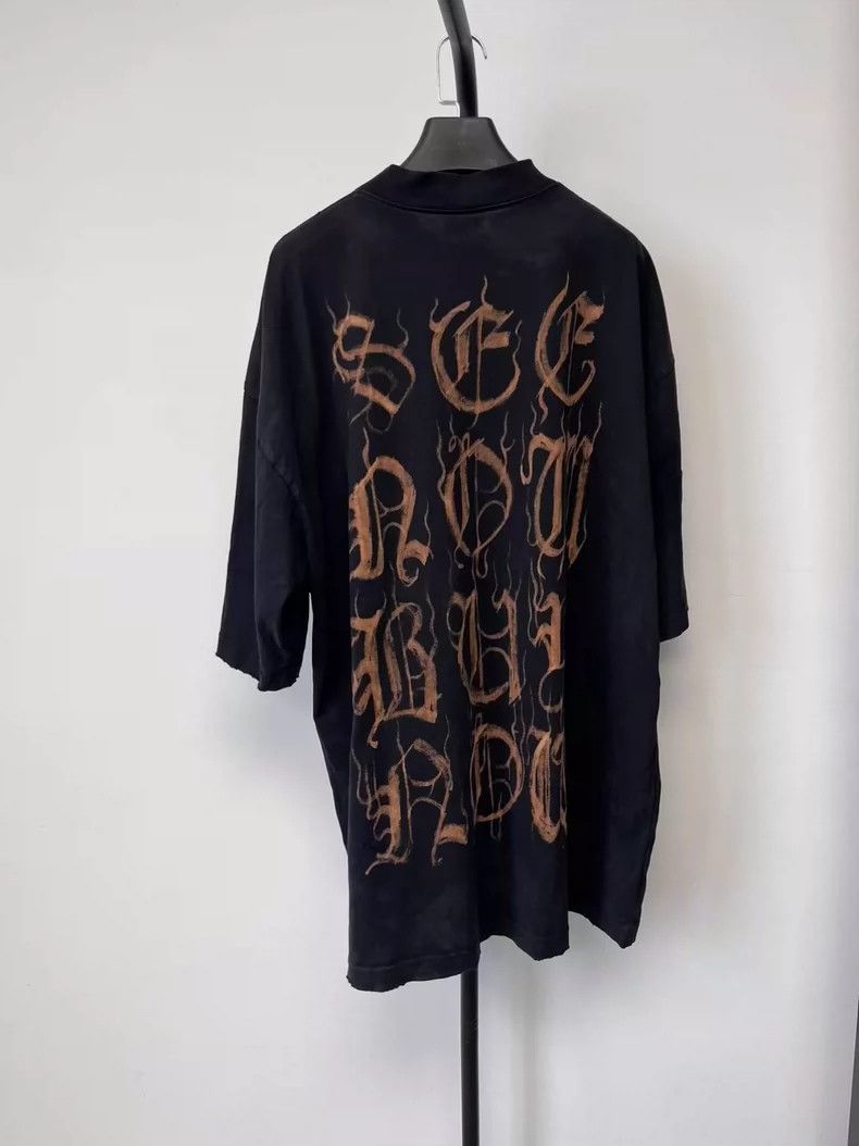 Balenciaga Balenciaga Abstract Logo monogrammed printed short sleeve Size US XS / EU 42 / 0 - 2 Thumbnail