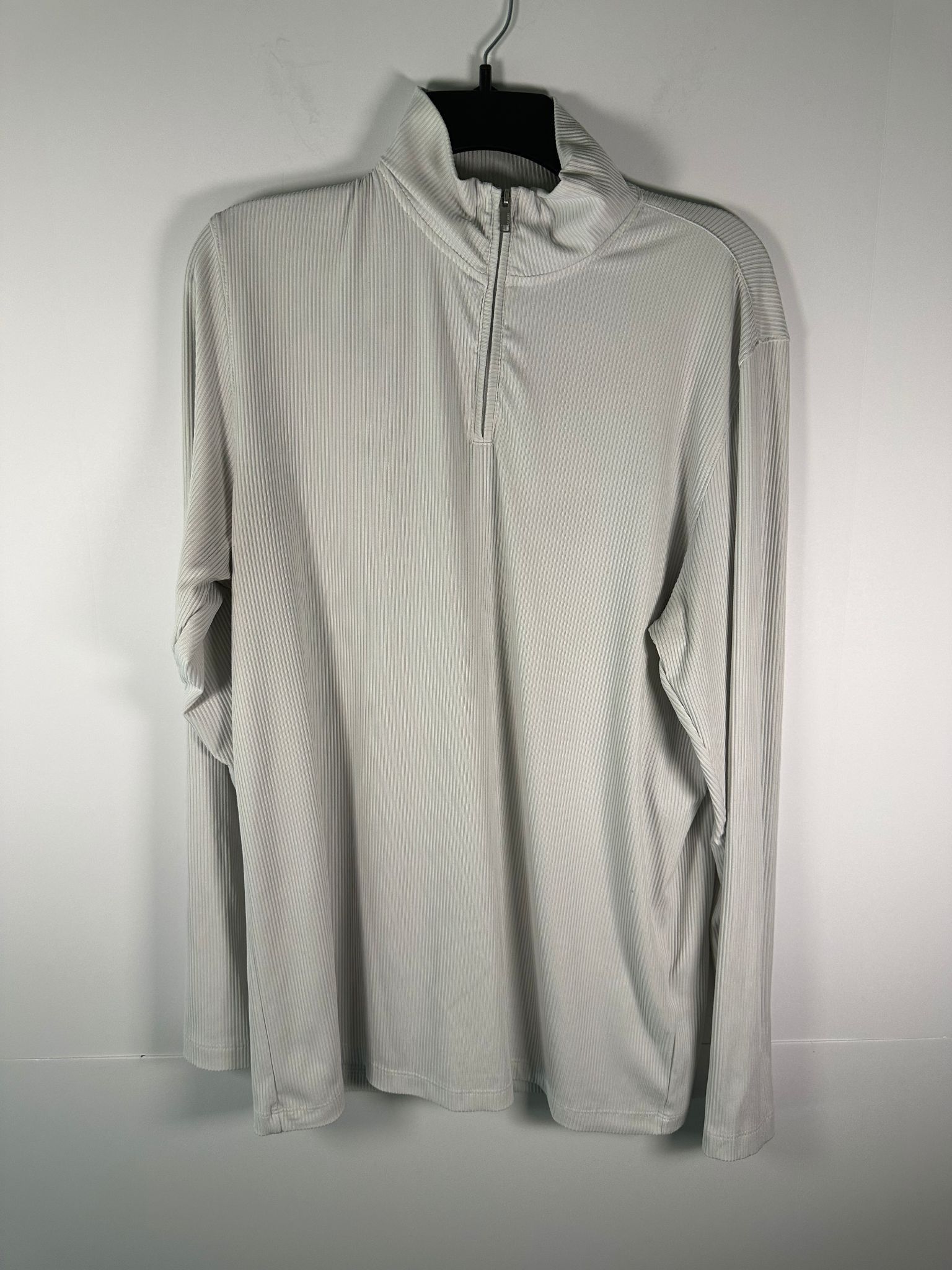 Alfani Alfani Pullover Mens L Quarter Zip Long Sleeve Ribbed Light Size US L / EU 52-54 / 3 - 1 Thumbnail