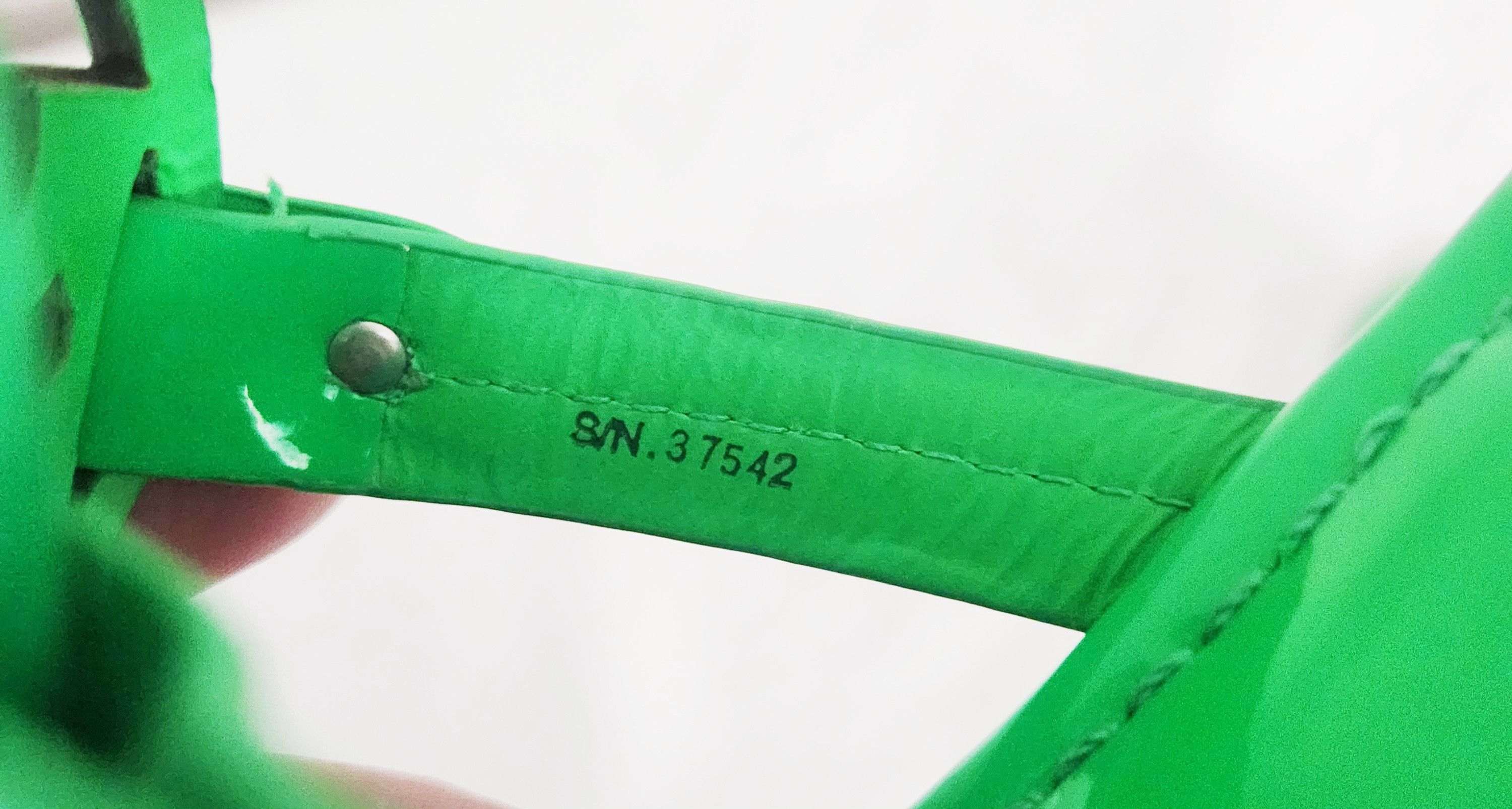 Designer × Tory Burch Tory Burch Miller Sandals Rare Fluo green Patent leather 8.5 Size US 8.5 / IT 38.5 - 15 Thumbnail