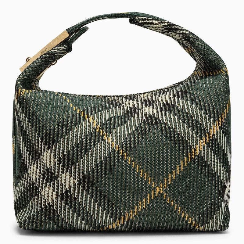 image of Burberry Medium Green Peg Bag, Women's