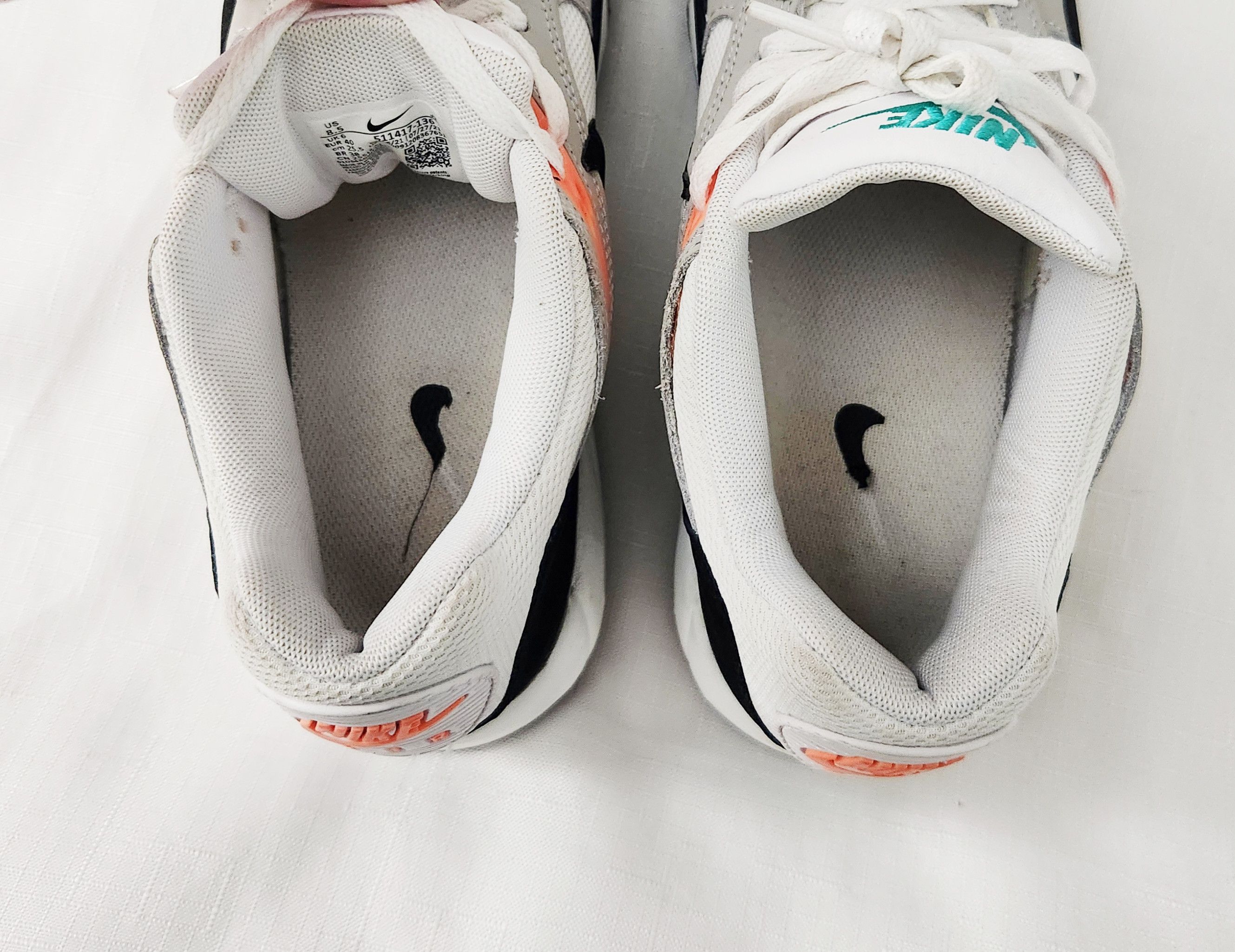 Nike Nike Air Max Correlate Mango Women's Sneaker Shoes White 8.5 Size US 8.5 / IT 38.5 - 13 Thumbnail