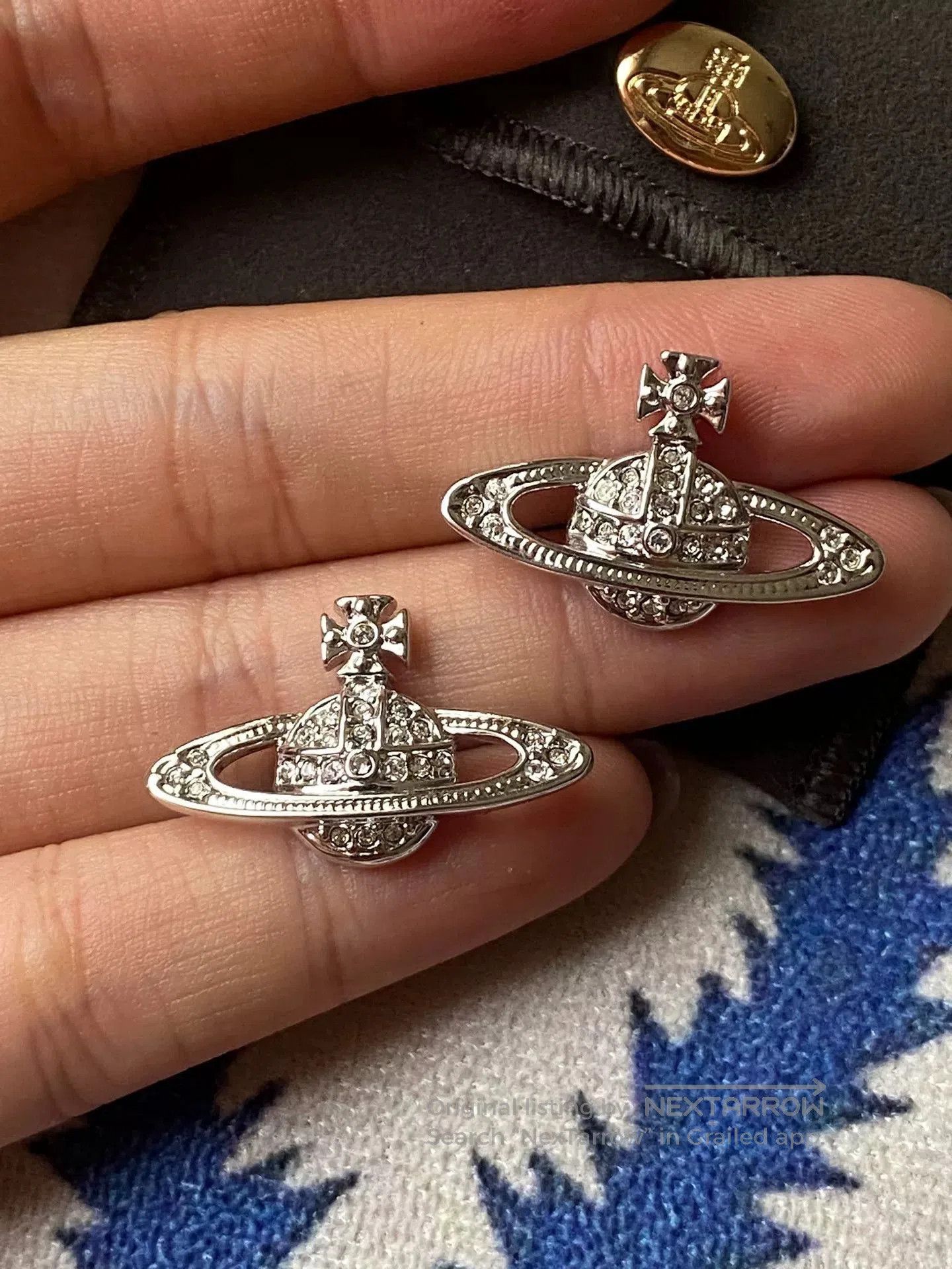 Vivienne Westwood vivienne westwood vintage saturn earrings. Size ONE SIZE - 1 Thumbnail