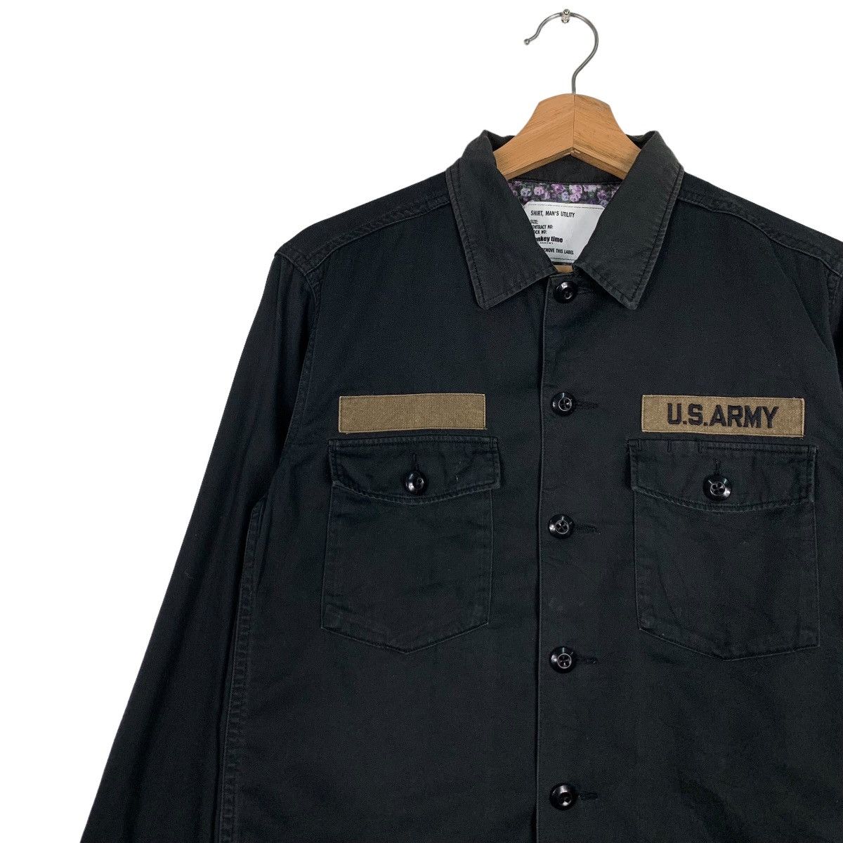 Other MONKEY TIME US ARMY MAN'S UTILITY BUTTON UP SHIRT #0392-C18 Size US M / EU 48-50 / 2 - 6 Thumbnail