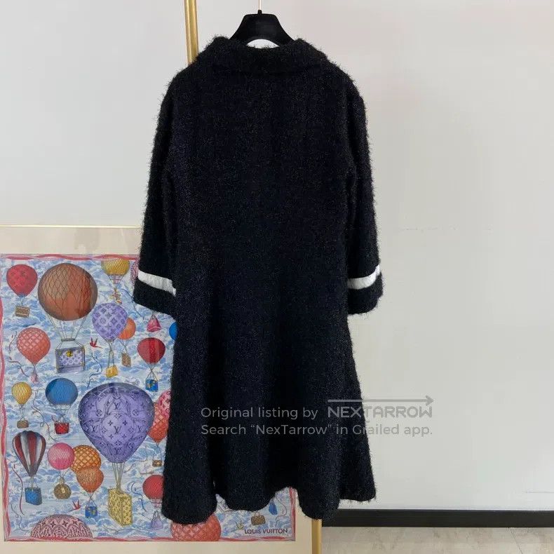 Chanel Chanel Earth Series Black Glitter Coat Size M / US 6-8 / IT 42-44 - 3 Thumbnail