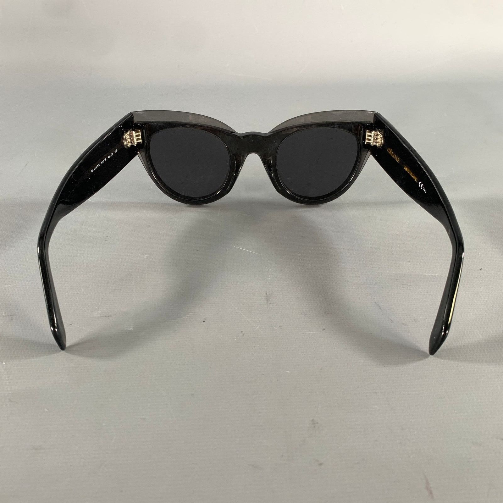 Celine CELINE Grey Acetate Sunglasses Size ONE SIZE - 3 Thumbnail