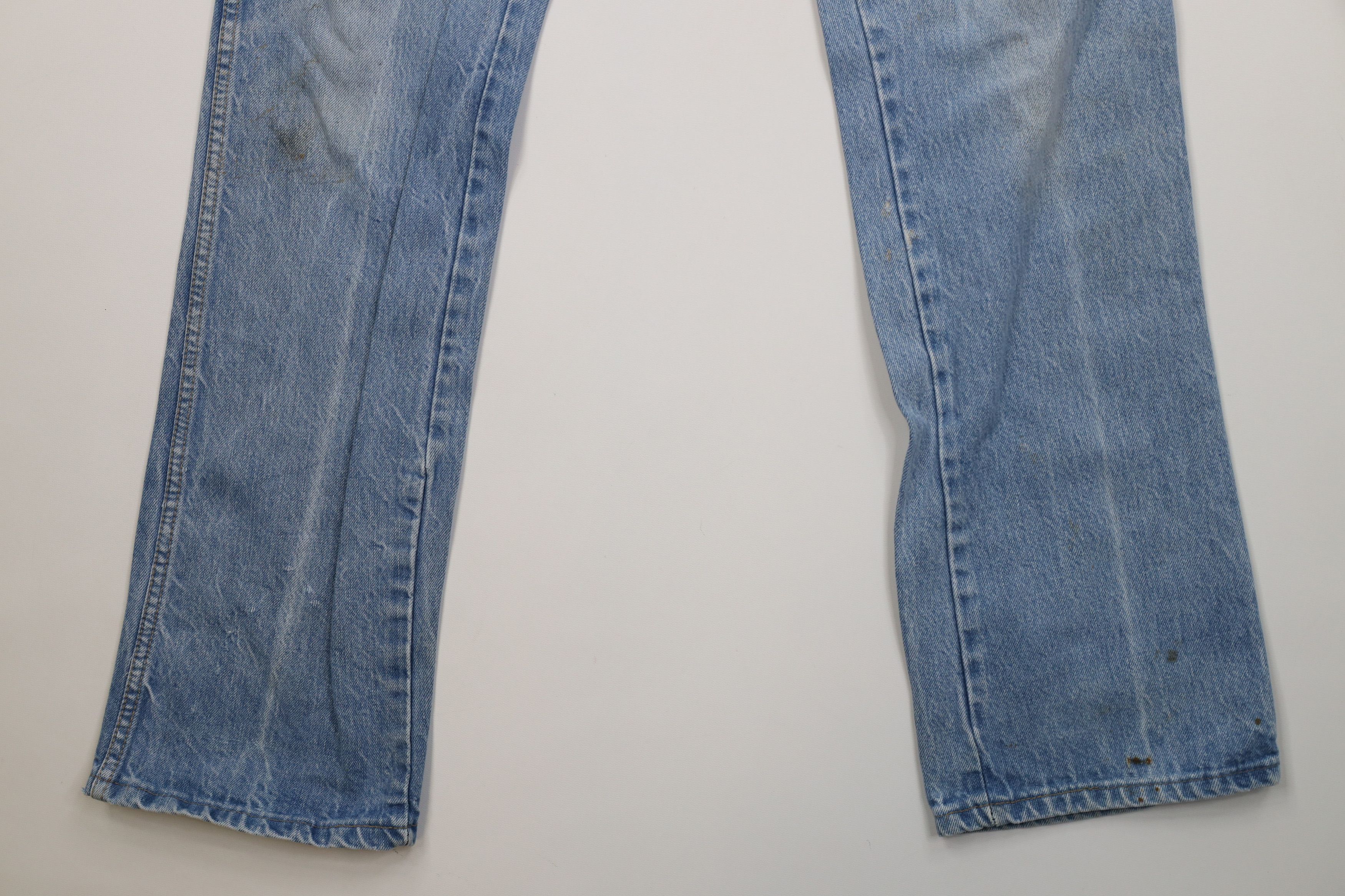 Vintage Vintage 70s Streetwear Straight Leg Denim Jeans Blue USA Size US 34 / EU 50 - 4 Thumbnail