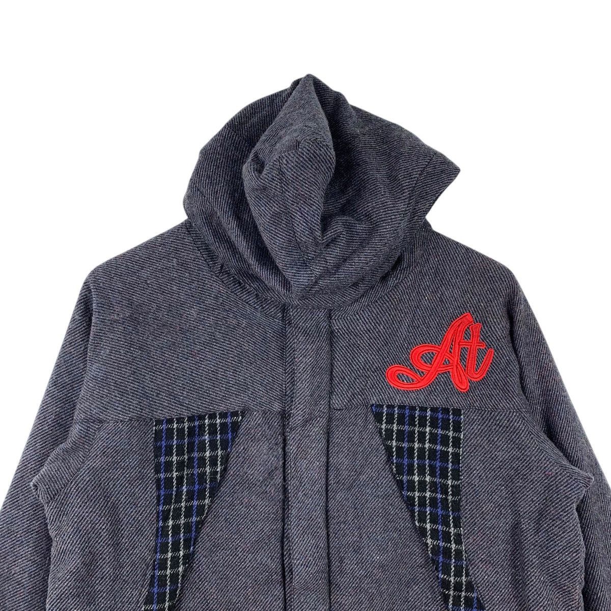 Japanese Brand × atmos ATMOS Japanese Brand Streetwear Wool Hoodie Jacket Sweater Size US M / EU 48-50 / 2 - 4 Thumbnail
