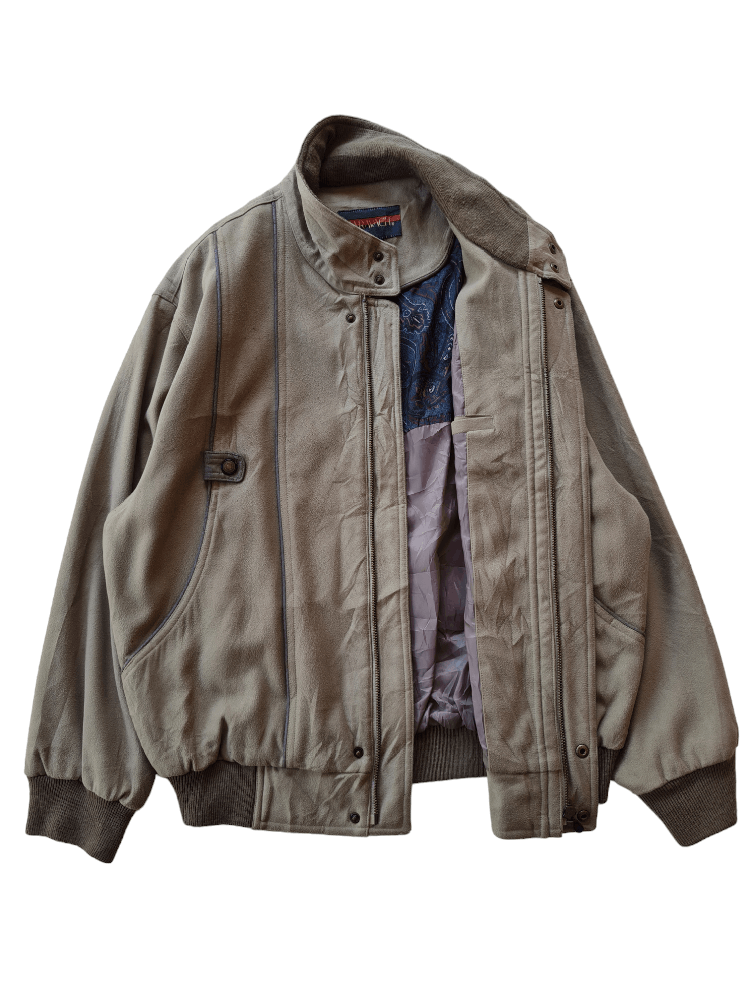 Vintage Caravach Bomber Jacket Issey Miyake Style Size US M / EU 48-50 / 2 - 1 Thumbnail