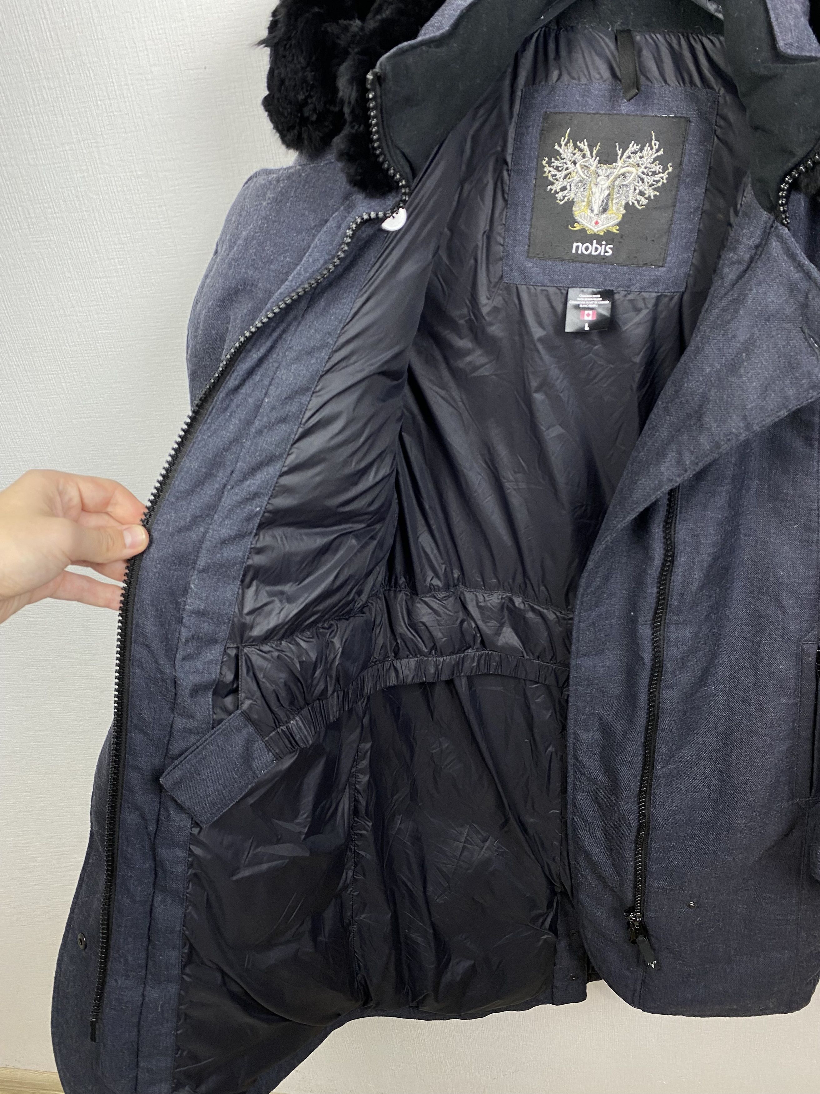 Nobis Nobis Canada Down Ursula Women's Double Breasted Coat size L Size L / US 10 / IT 46 - 12 Thumbnail