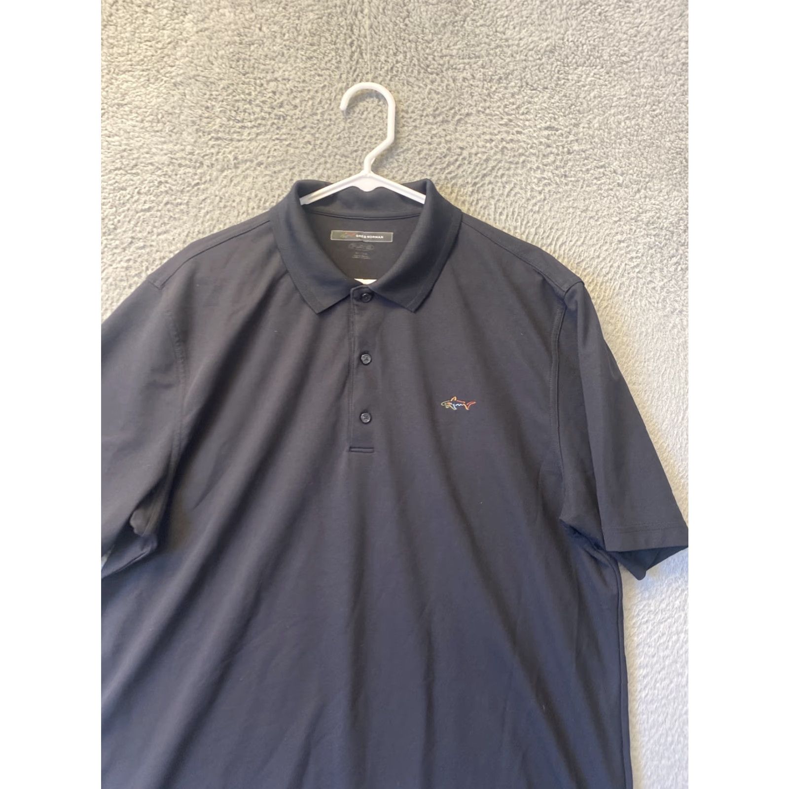 Vintage Greg Norman Polo Shirt Adult XL Black Heatgear Casual Golf Loose Mens 35-98 Size US XL / EU 56 / 4 - 2 Thumbnail