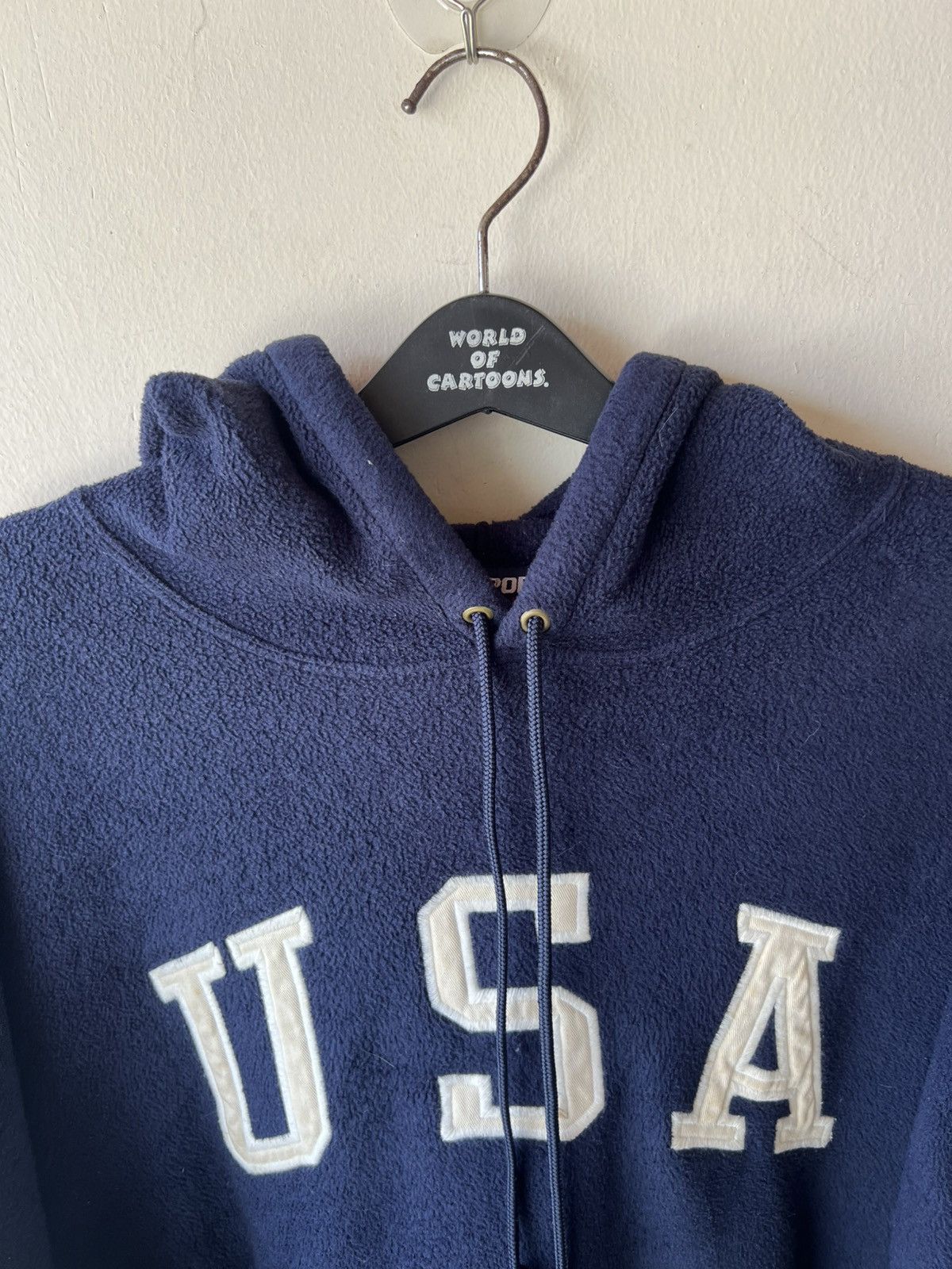 Ralph Lauren 90s Polo Sport RL Spell Out Navy Blue Hoodies Sweater Size US L / EU 52-54 / 3 - 8 Thumbnail