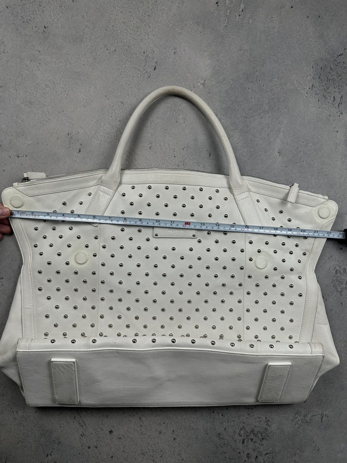 Alexander McQueen Alexander McQueen Studded De Manta Leather Tote Archive Bag Size ONE SIZE - 16 Thumbnail