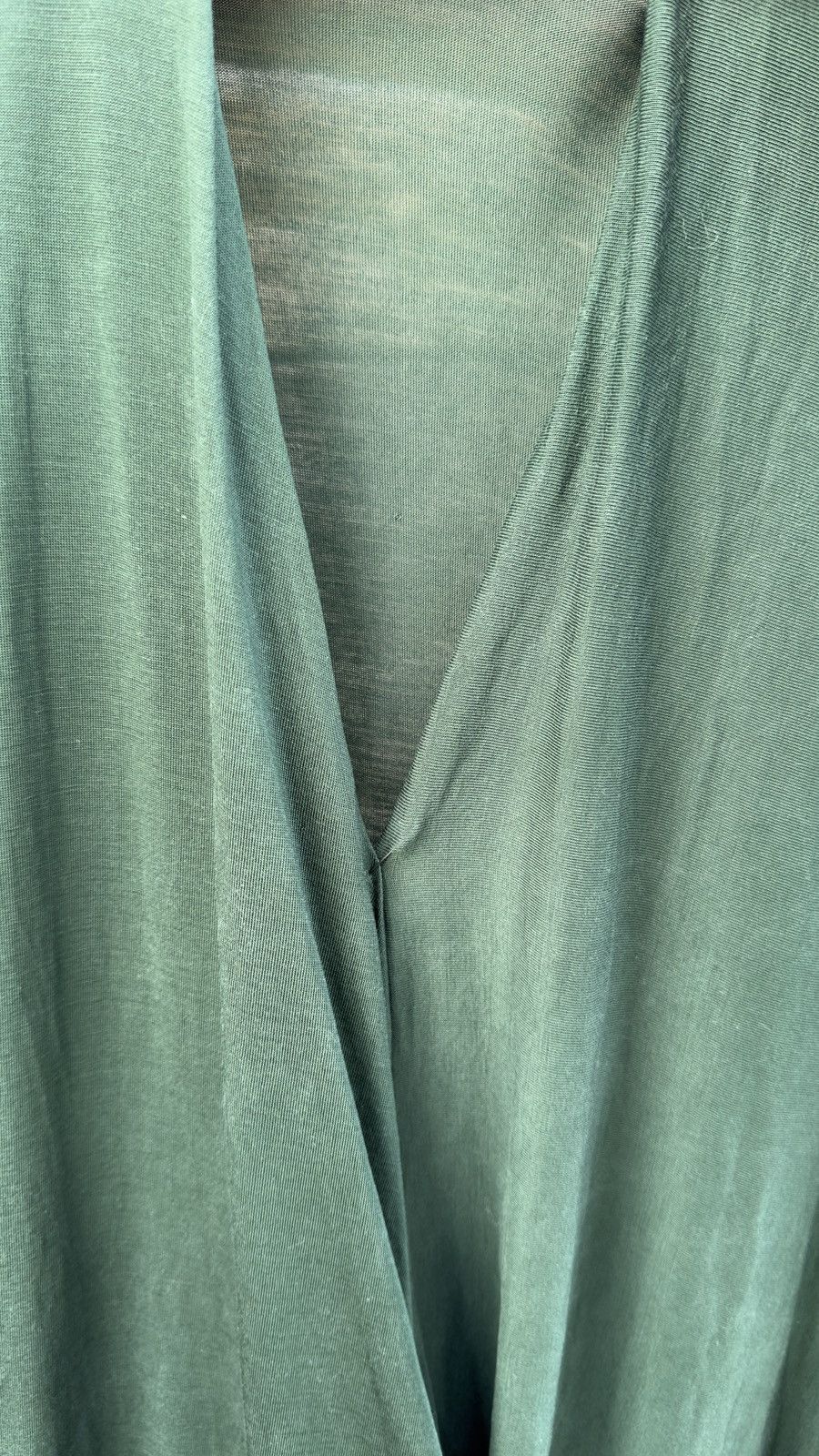 Acne Studios Acne Studios Green Lyocell Wrap Draped Sleeveless Dress Size S / US 4 / IT 40 - 5 Thumbnail