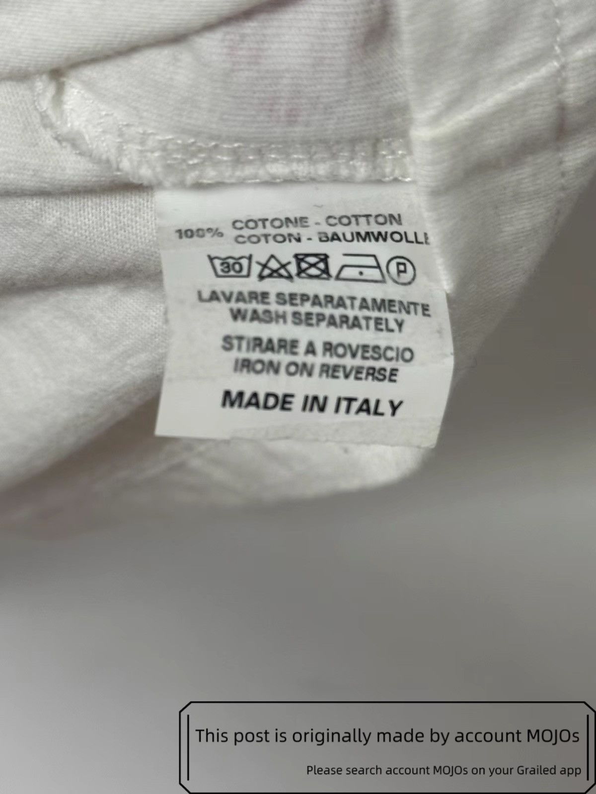Walter Van Beirendonck Sz M Walter Van Beirendonck Yeah Sign Tee mojos1227 Size US M / EU 48-50 / 2 - 6 Thumbnail
