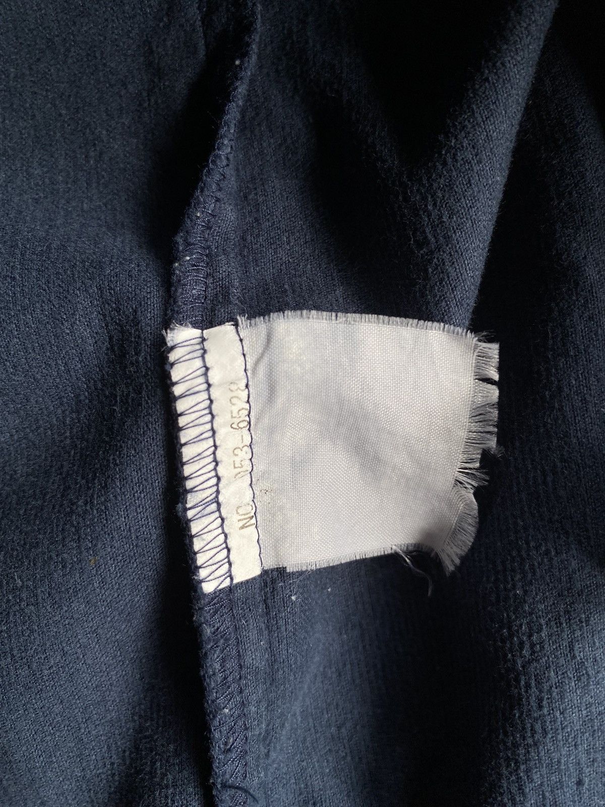 Designer × Japanese Brand G G D Navy Shirt with Polka Dot Panel Detail Size US M / EU 48-50 / 2 - 4 Thumbnail