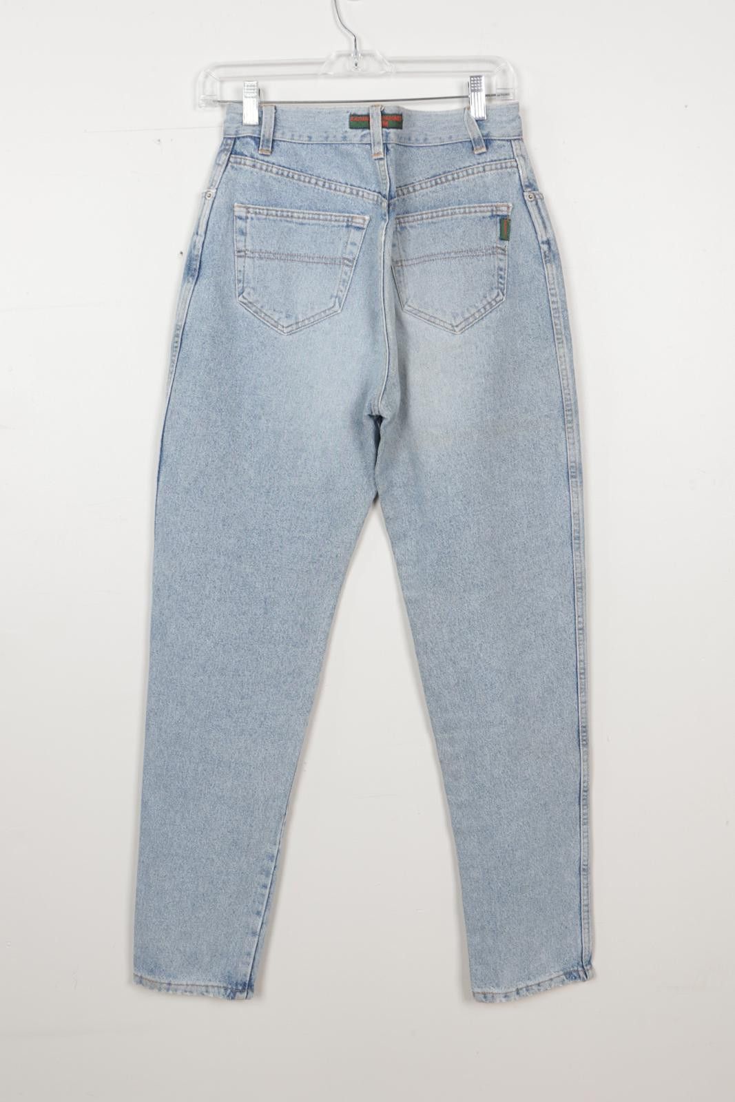 Katharine Hamnett London 90's Katharine Hamnett Light Wash Taper Jeans Size 29" - 2 Thumbnail