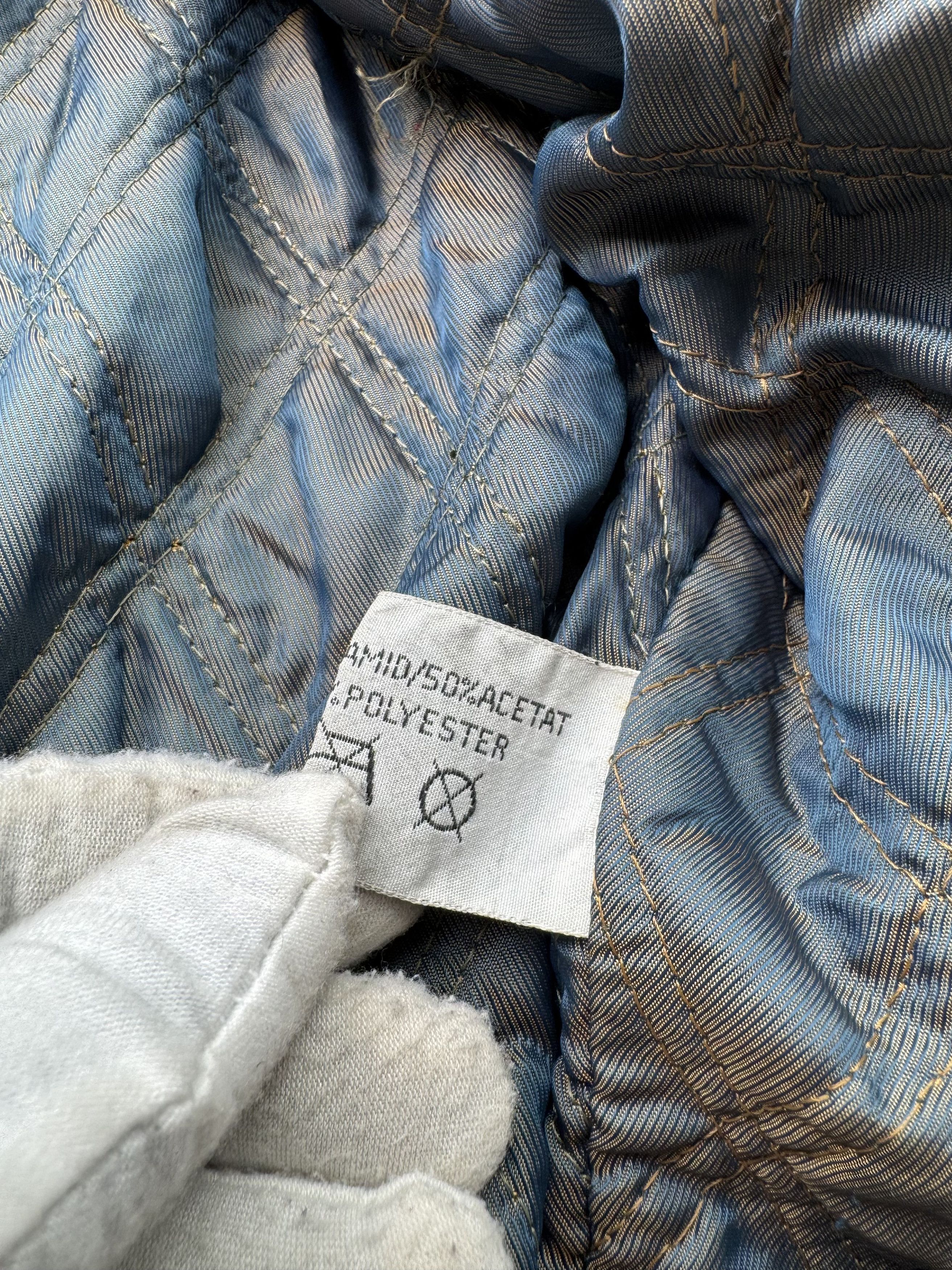 Vintage Vintage Thrashed Faded Leather Bomber Jacket B566(V10)E2 Size US XL / EU 56 / 4 - 13 Thumbnail