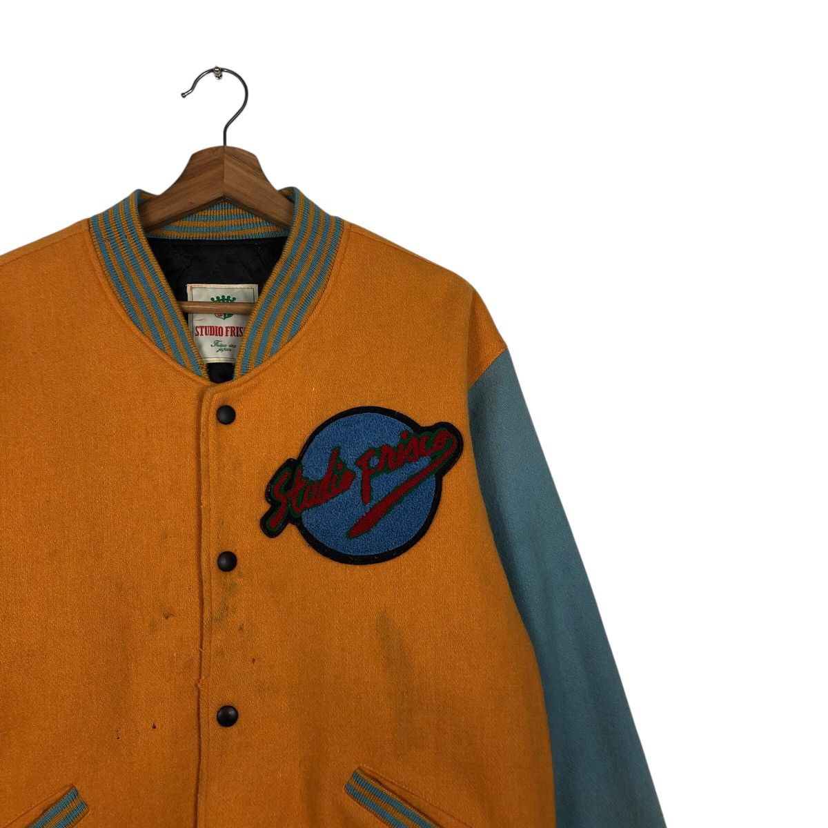 Hysteric Glamour 📌Vintage Bomber Jacket Studio Frisco Big Logo Embroidered Size US L / EU 52-54 / 3 - 7 Thumbnail