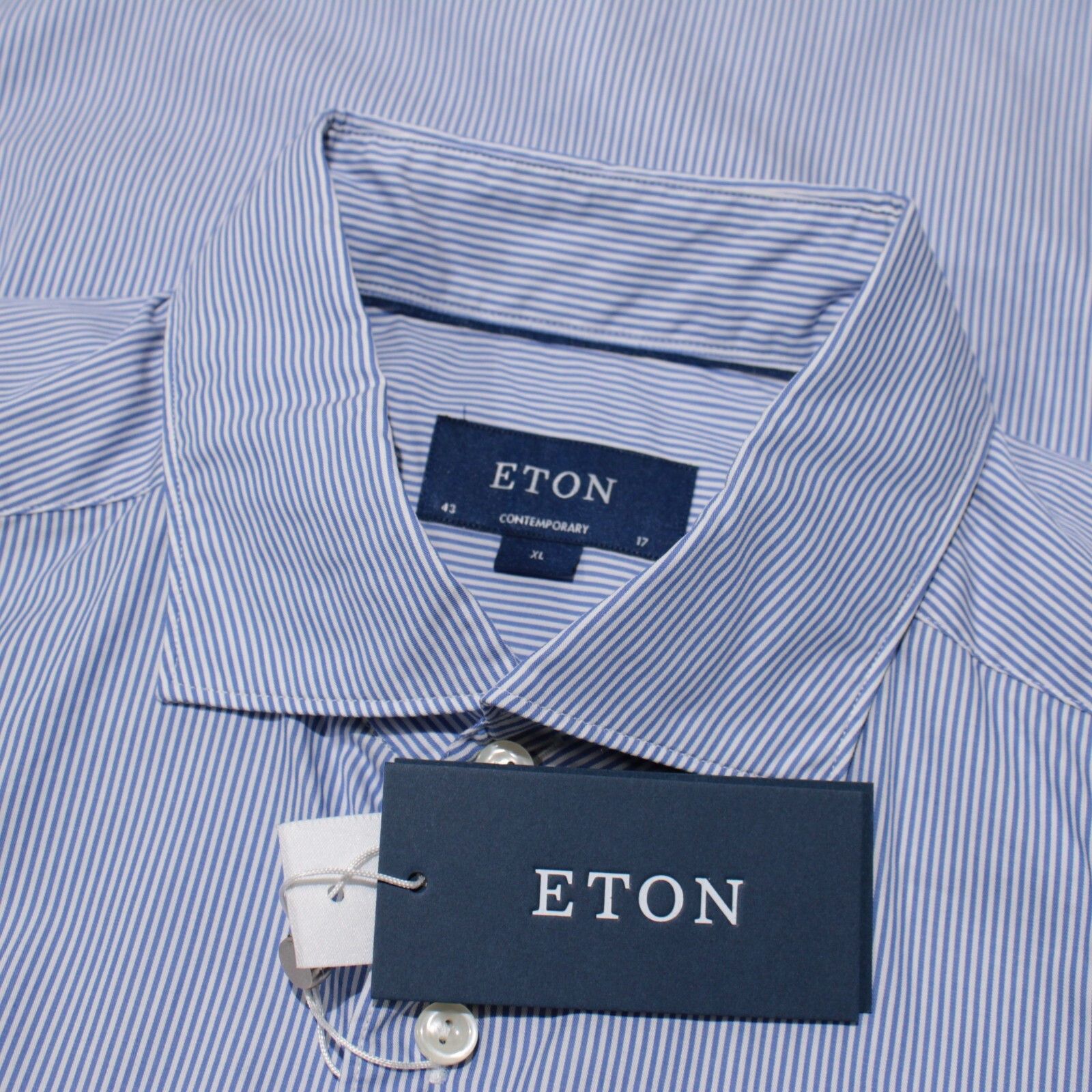 Eton Eton New with tags Shirt Size XL US In Blue Size US XL / EU 56 / 4 - 1 Thumbnail