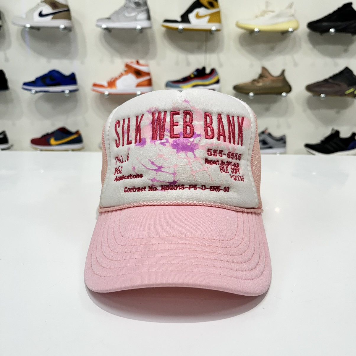 Sp5der SP5DER Trucker Cap Pink Size ONE SIZE - 1 Thumbnail