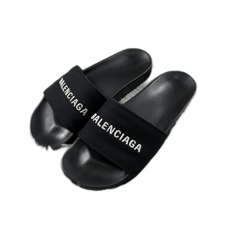 Balenciaga Balenciaga Logo Slippers Size 42 Size US 9 / EU 42 - 1 Thumbnail