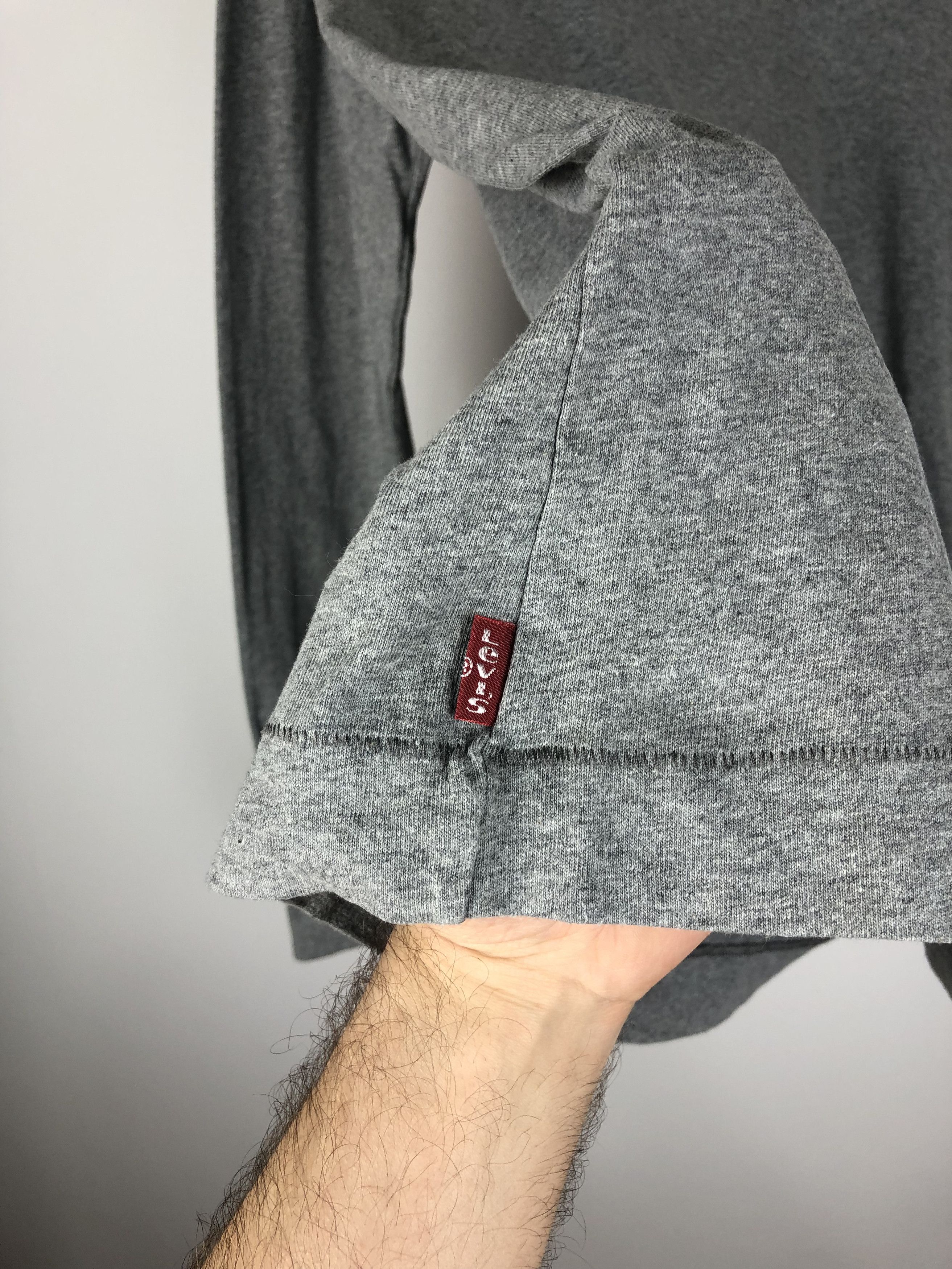 Japanese Brand Levi's TYPE 1 JEANS Longsleeve Pullover Japan Gray size L Size US L / EU 52-54 / 3 - 7 Thumbnail