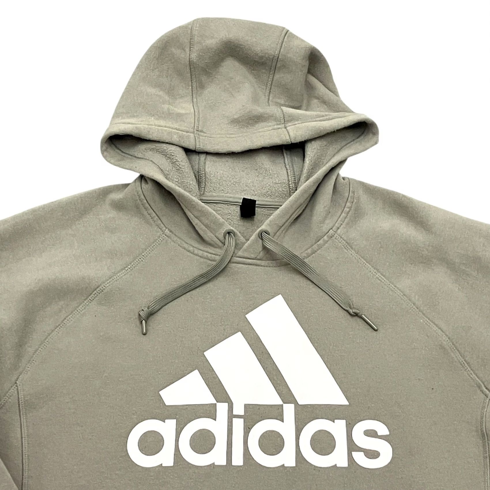 Adidas Adidas Hoodie Sweatshirt Mens Large Grey Logo Spell Out Pullover Sports Size US L / EU 52-54 / 3 - 2 Thumbnail