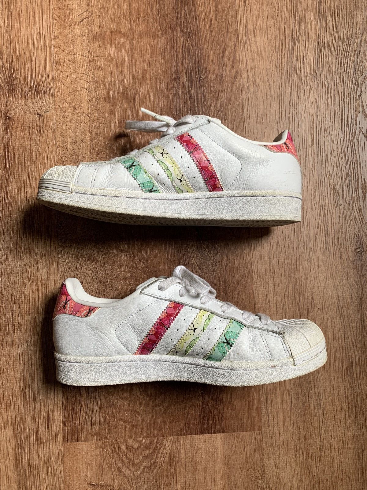 Adidas Deadstock Japanese Brand Limited edition butterfly Adidas Superstars Grailed