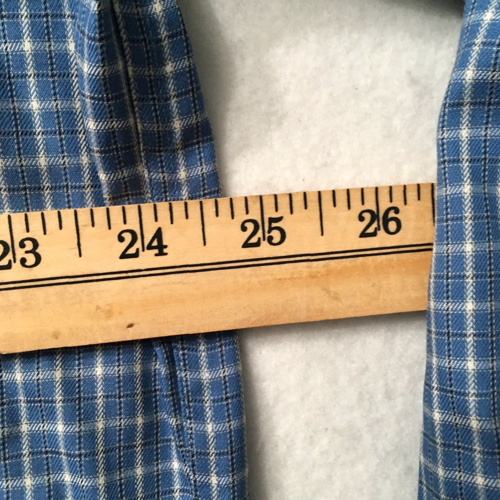 Vintage VINTAGE L.L. Bean Shirt Men's Large Blue Wrinkle Resistant Plaid Long Sleeve Button-Up Casual Shirt Size US L / EU 52-54 / 3 - 4 Thumbnail