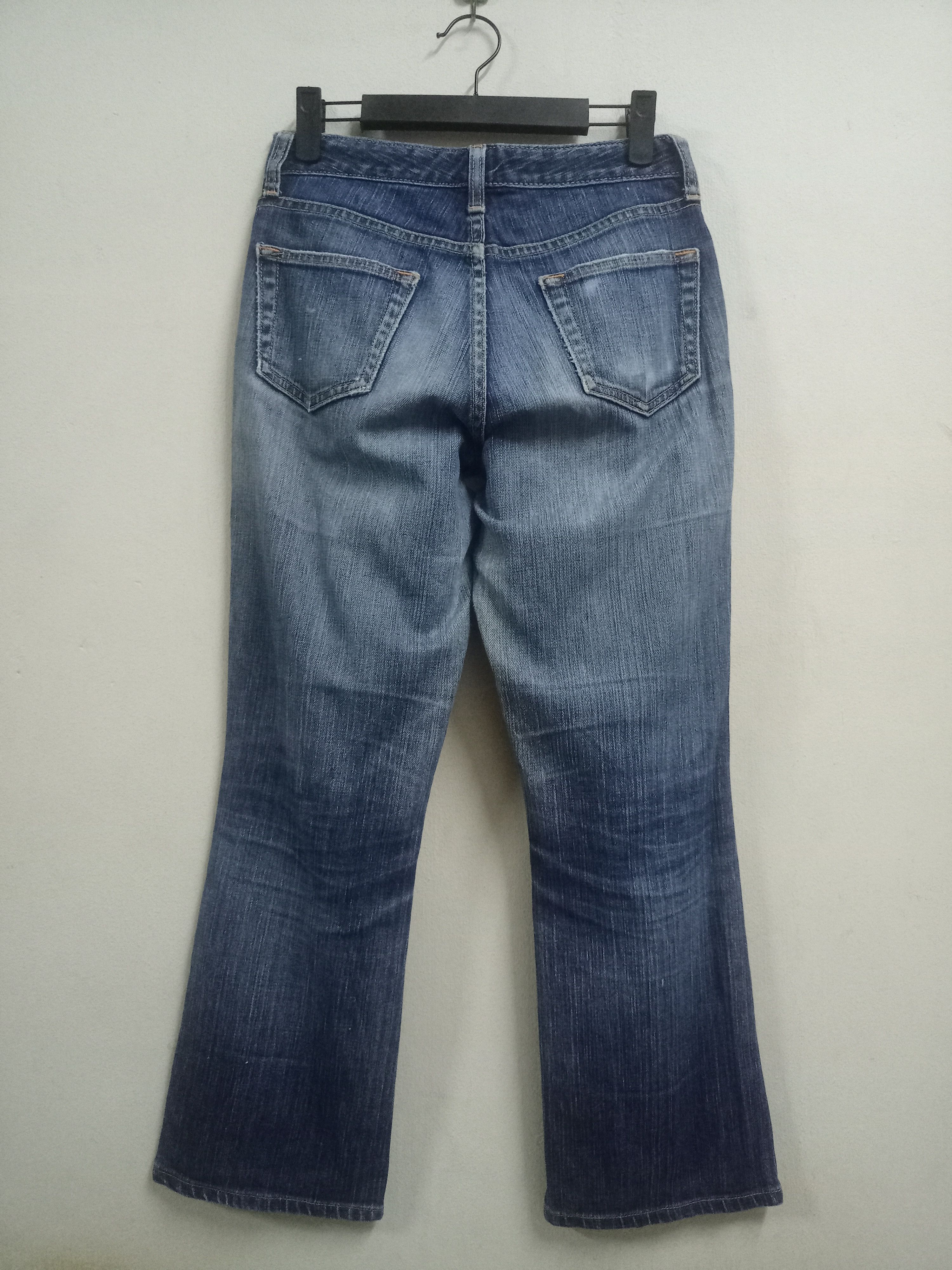 Gap SALES 🔥 Vintage GAP Bootcut Blue Wash Distress Flare Jeans Size 27" / US 4 / IT 40 - 2 Thumbnail