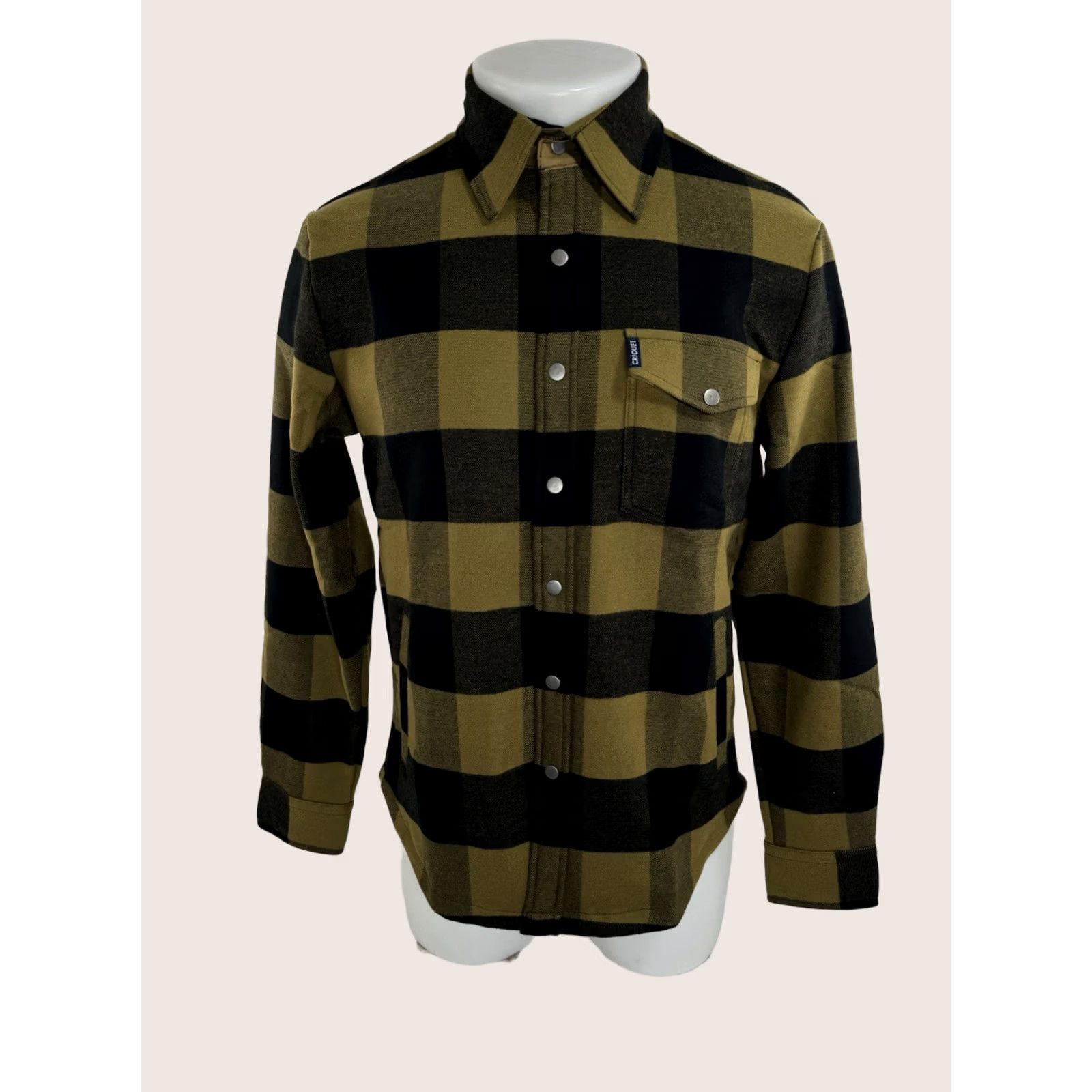Vintage Criquet Austin Shacket - Olive Black Plaid Flannel 3 Pocket Heavy Snap Front S Jacket Shirt Mens Medium? Size US S / EU 44-46 / 1 - 1 Thumbnail