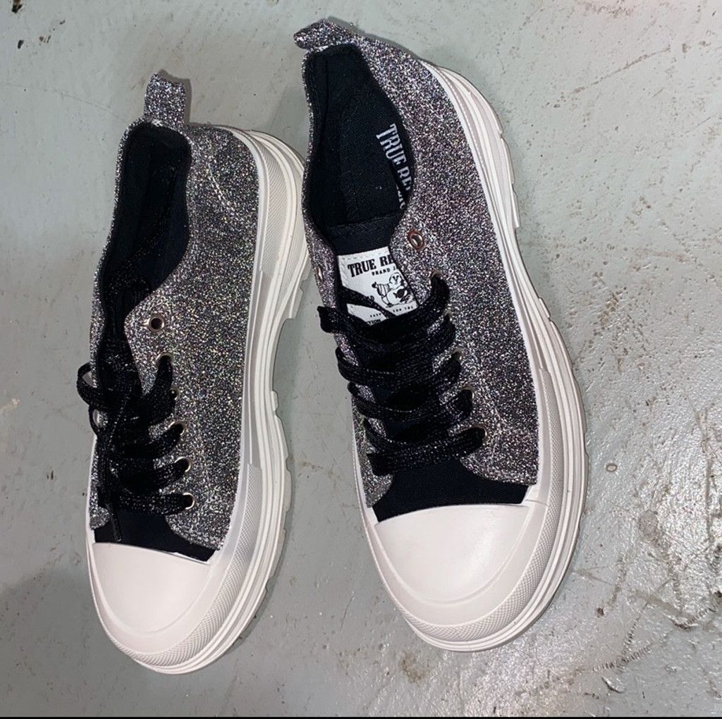 True Religion Women's True Religion Sneakers, Silver, Size 7.5 Size US 7.5 / IT 37.5 - 5 Thumbnail