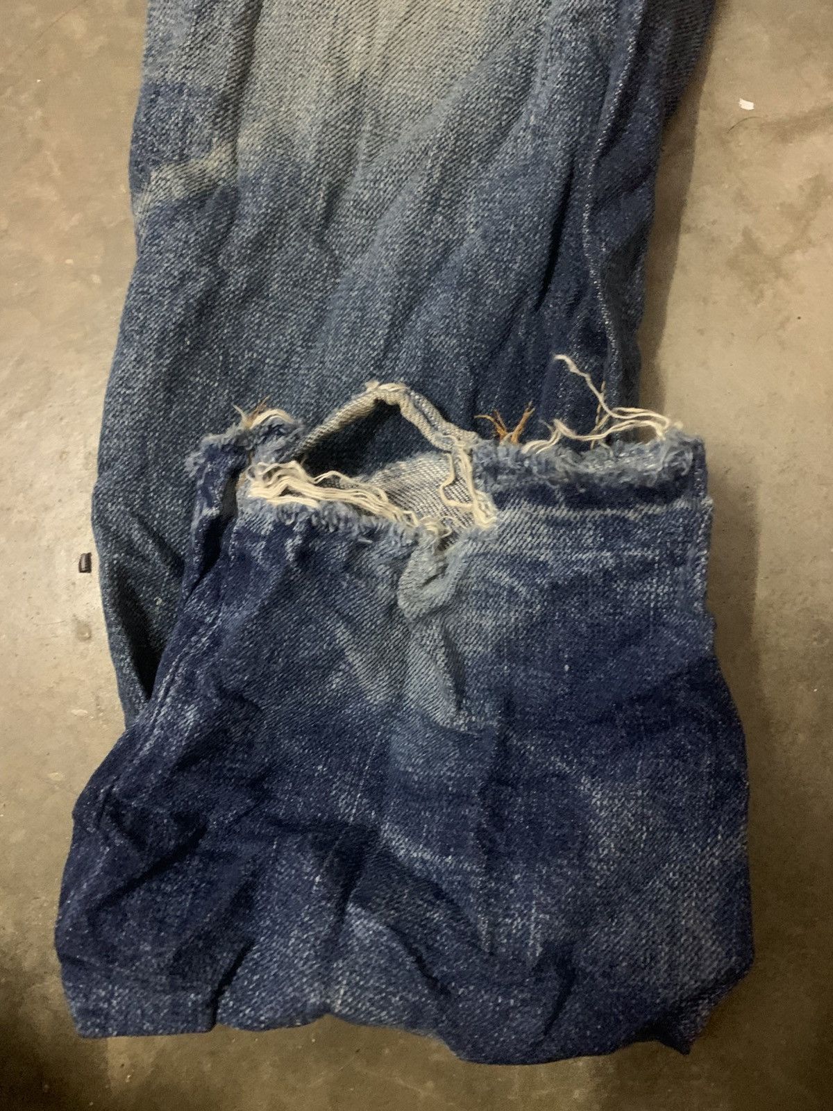 Denime Denime Distress Denim Selvedge Jeans Size US 29 - 3 Thumbnail