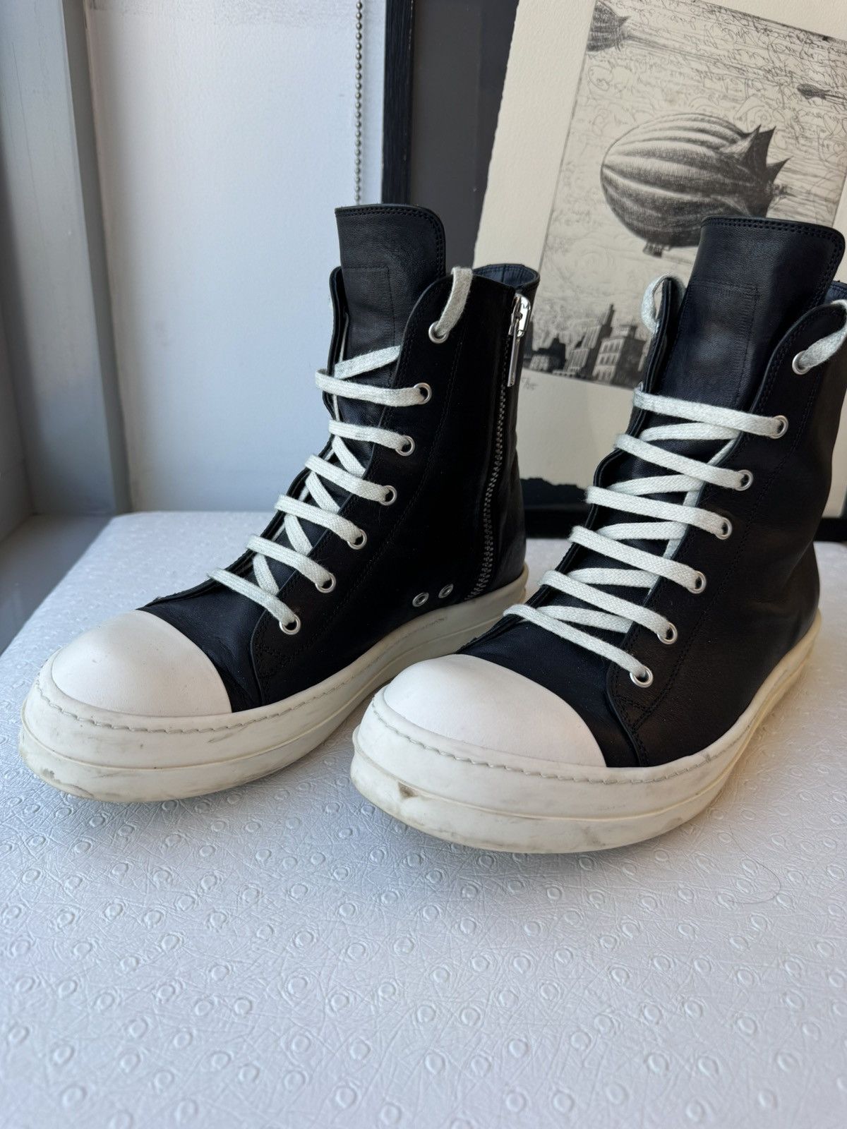 Rick Owens Rick Owens Ramones hi top sneakers Size US 8 / EU 41 - 5 Thumbnail