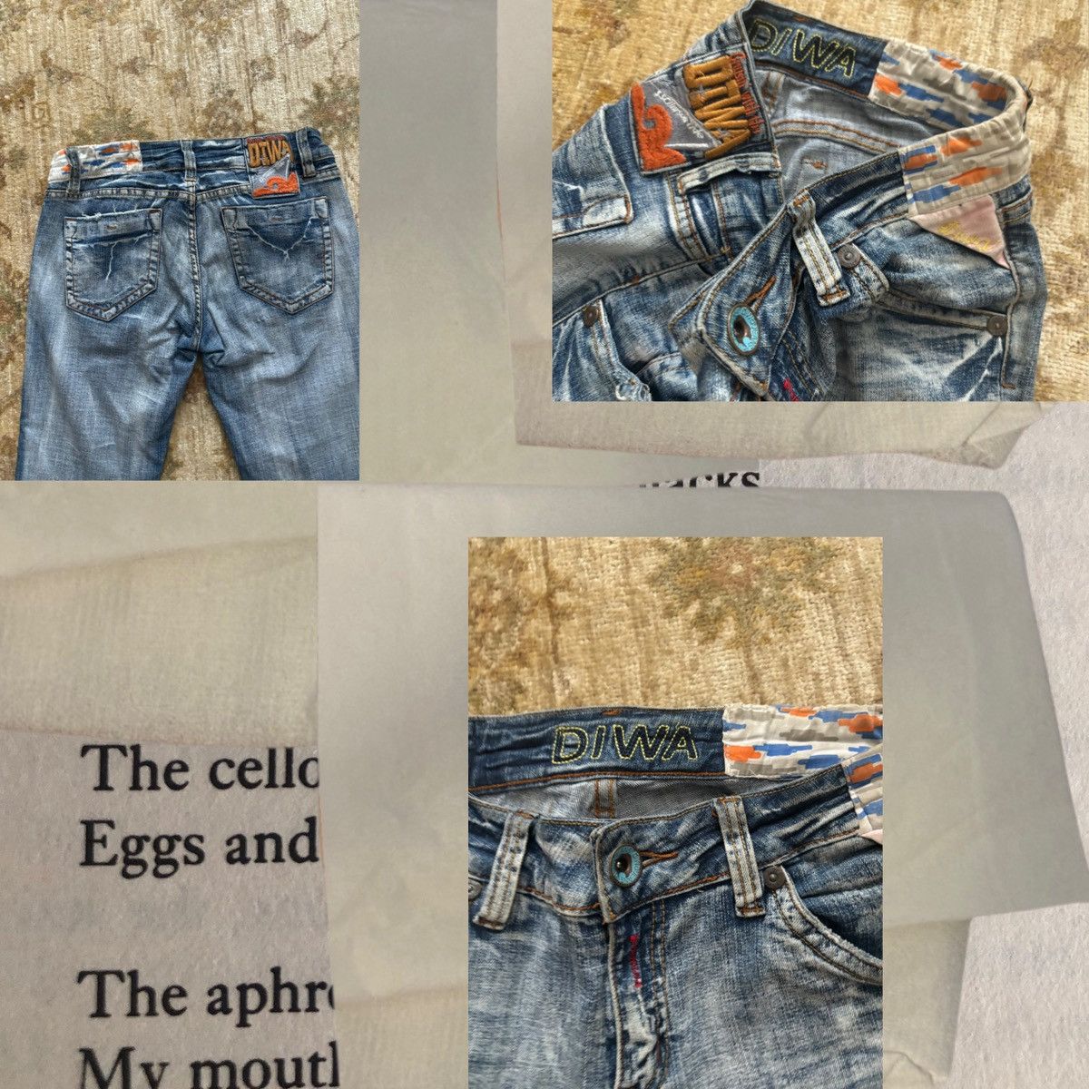 Japanese Brand × Vintage vintage japanese streetbrand acid light wash bootcut jeans Size 28" / US 6 / IT 42 - 2 Thumbnail
