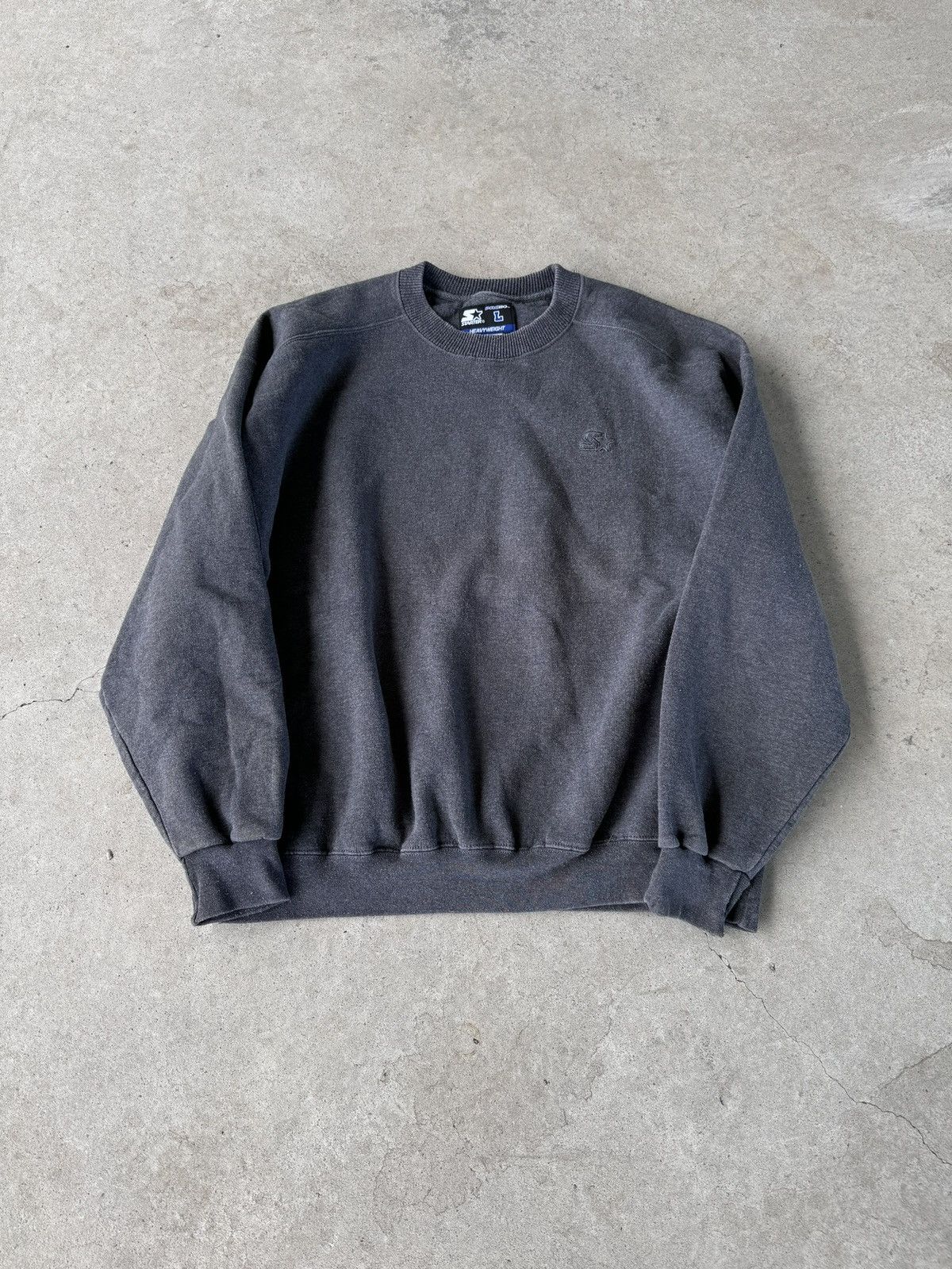 Starter Starter Blank Dark Gray Charcoal sweatshirt Size US M / EU 48-50 / 2 - 11 Thumbnail
