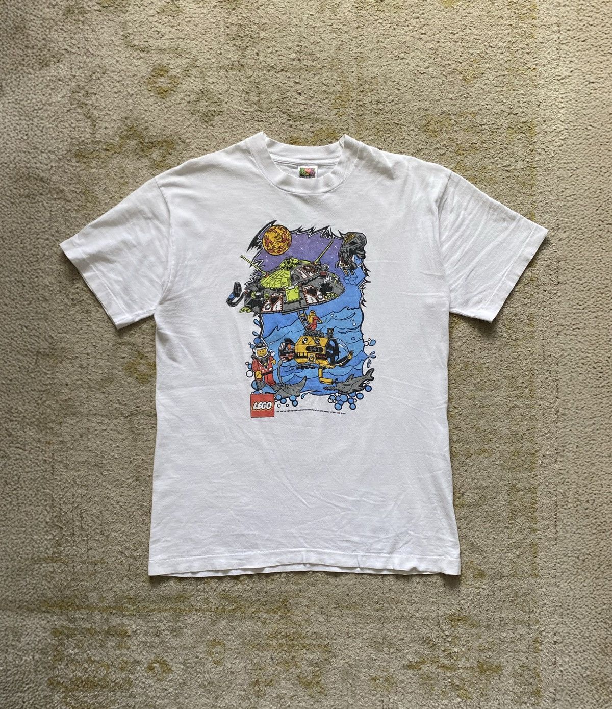 Vintage Vintage 1997 RARE Lego Adult Shirt Size US L / EU 52-54 / 3 - 1 Thumbnail