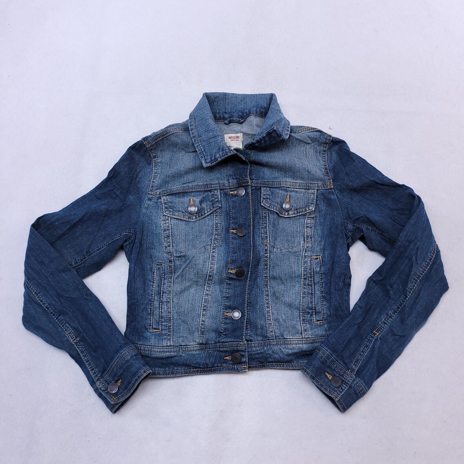 Mossimo Mossimo Casual Button Up Denim Jean Jacket Women Size M Blue Size M / US 6-8 / IT 42-44 - 2 Thumbnail
