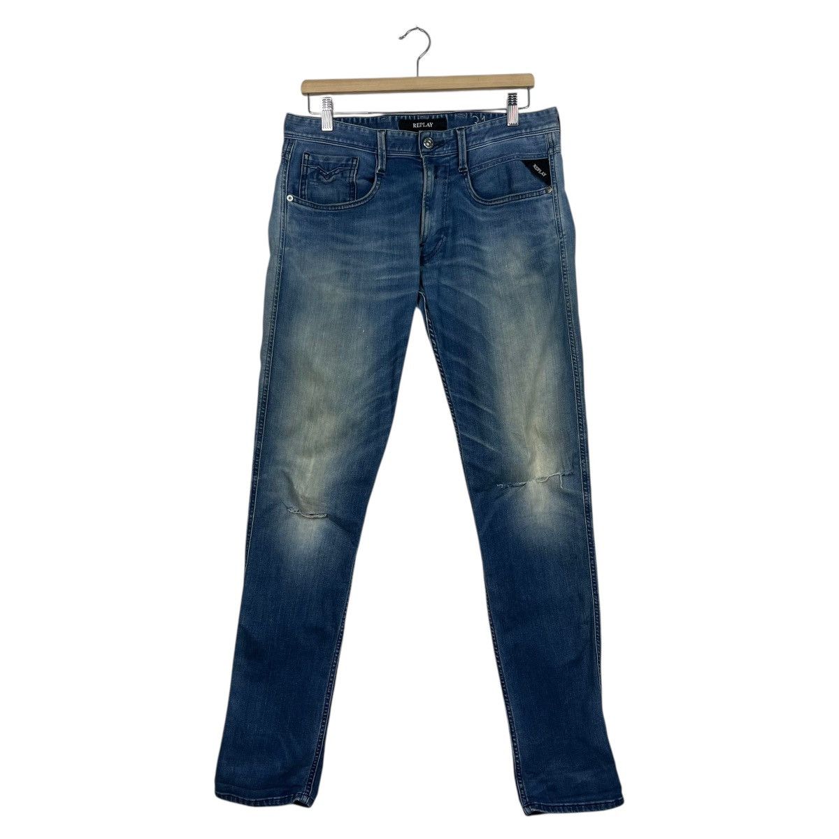 Replay Vintage Replay Distressed Denim Jeans Size US 32 / EU 48 - 1 Thumbnail